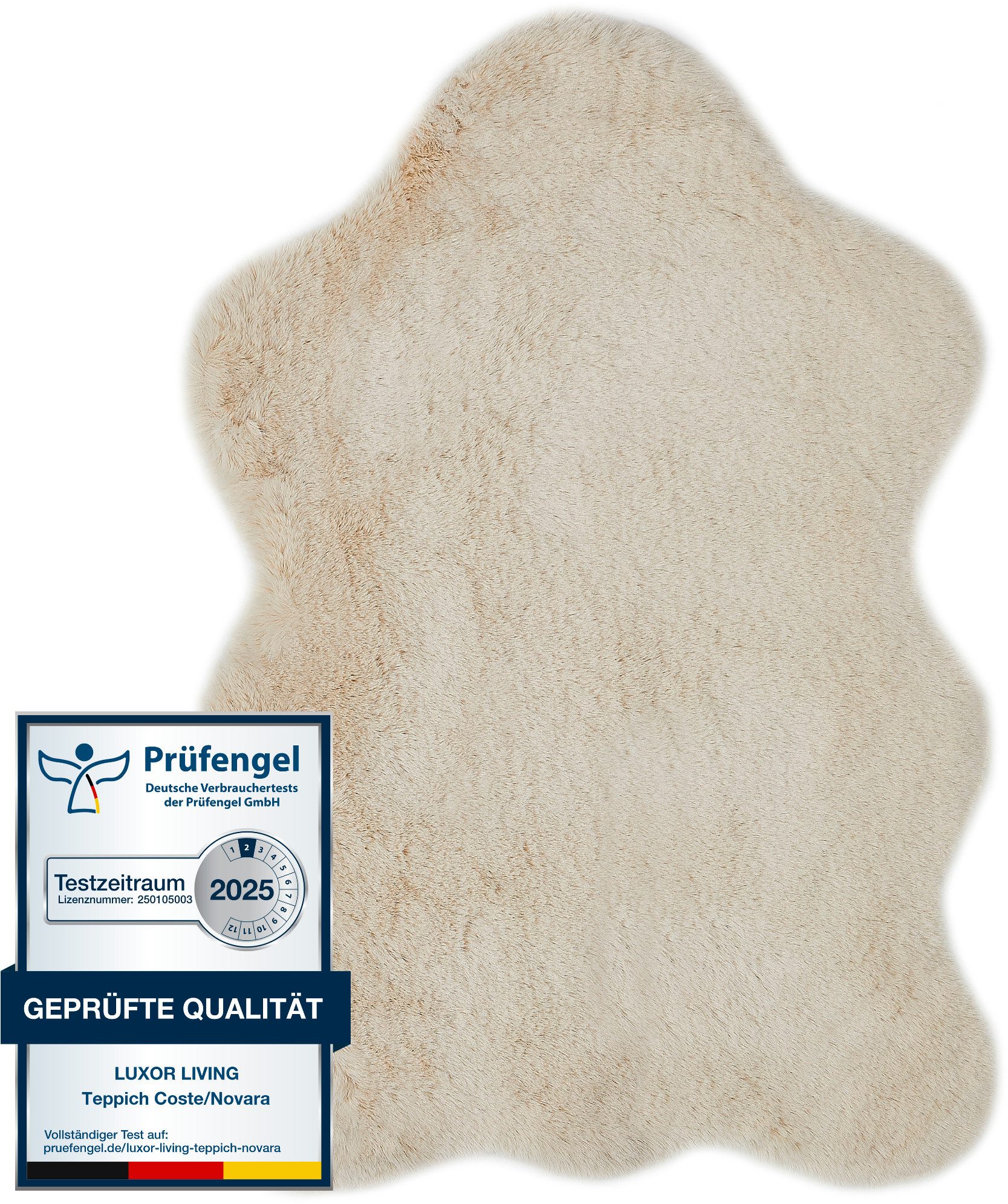 LUXOR living Fellteppich Novara, fellförmig, Höhe: 30 mm, Kunstfell, weiche günstig online kaufen