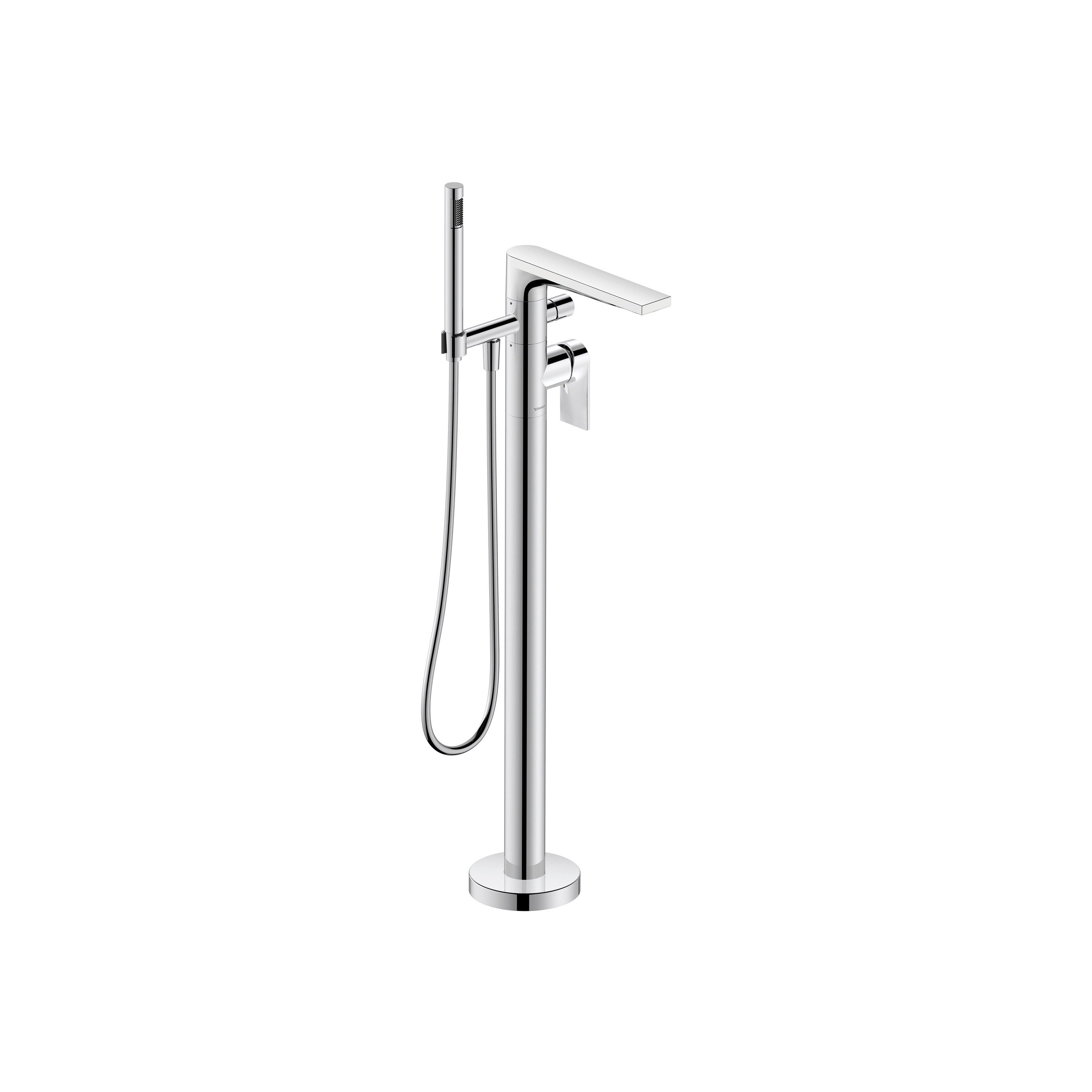 Duravit Standarmatur Tulum Chrom Freistehend Standarmatur Wannenarmatur freistehend Chrom