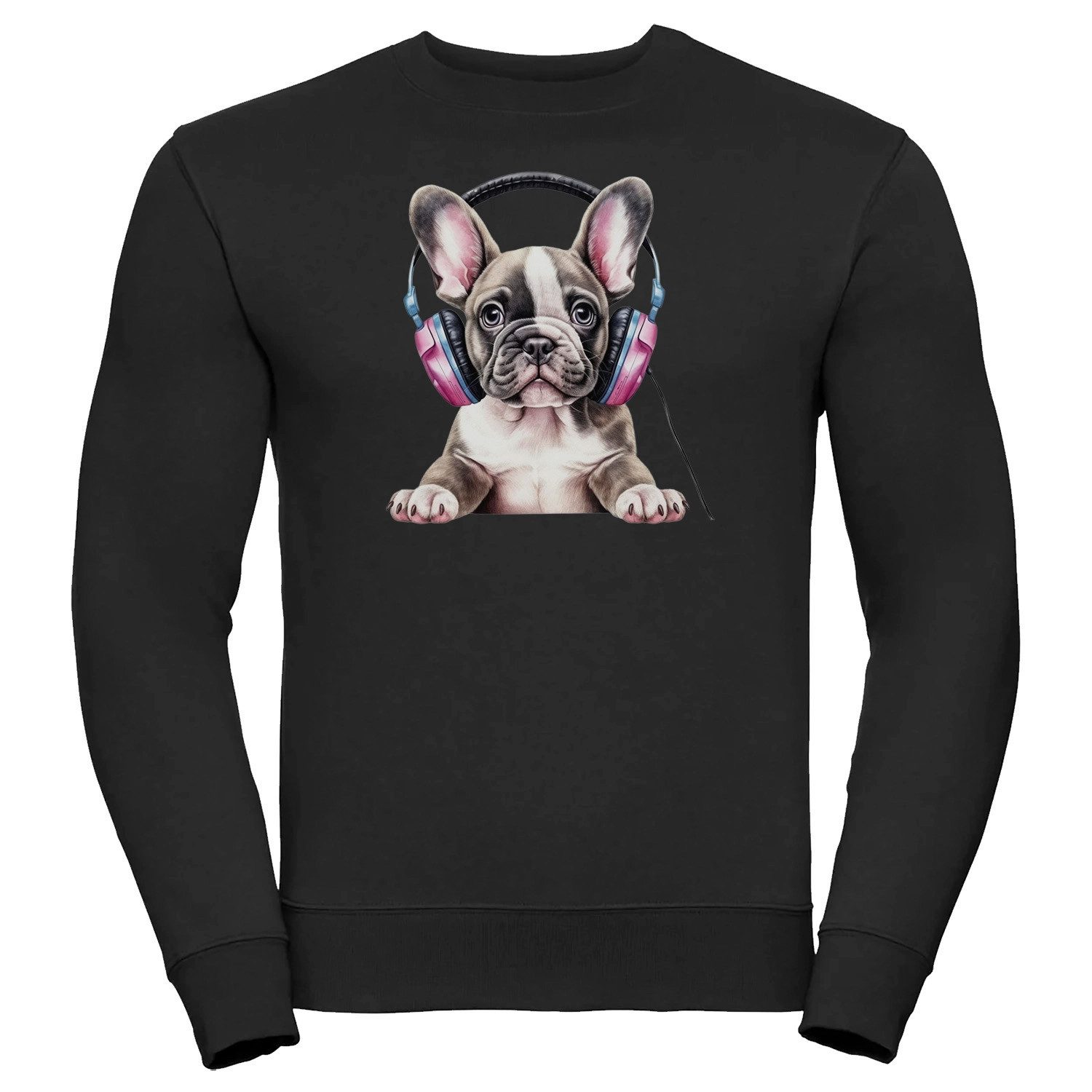 Bullyfriend Sweatshirt Bullyfriend Sweatshirt mit Französischer Bulldogge Frontprint