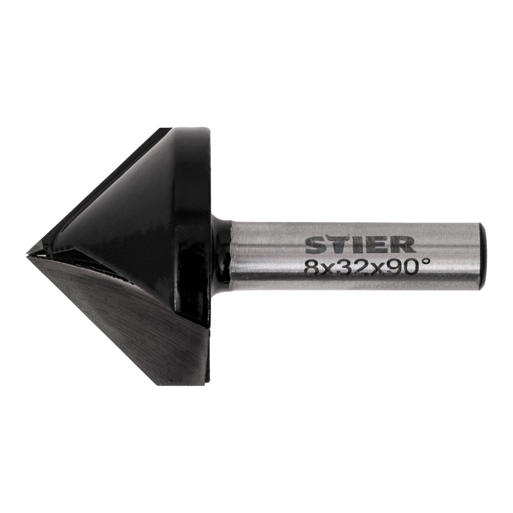 Stier Abrundfräser STIER Gipskartonfräser Rigipsfräser 90° Winkel V-Nutfräser Schriftenfr