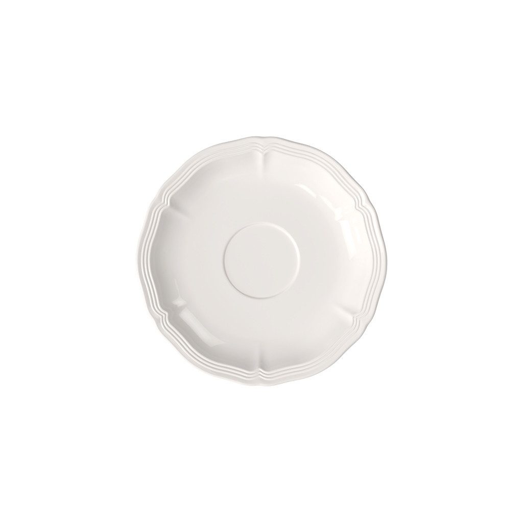 Villeroy & Boch Untertasse Manoir Kaffee-/Teeuntertasse 15cm, (1 St), Premium Porcelain, mikrow.- & spülm.sicher, Made in Germany