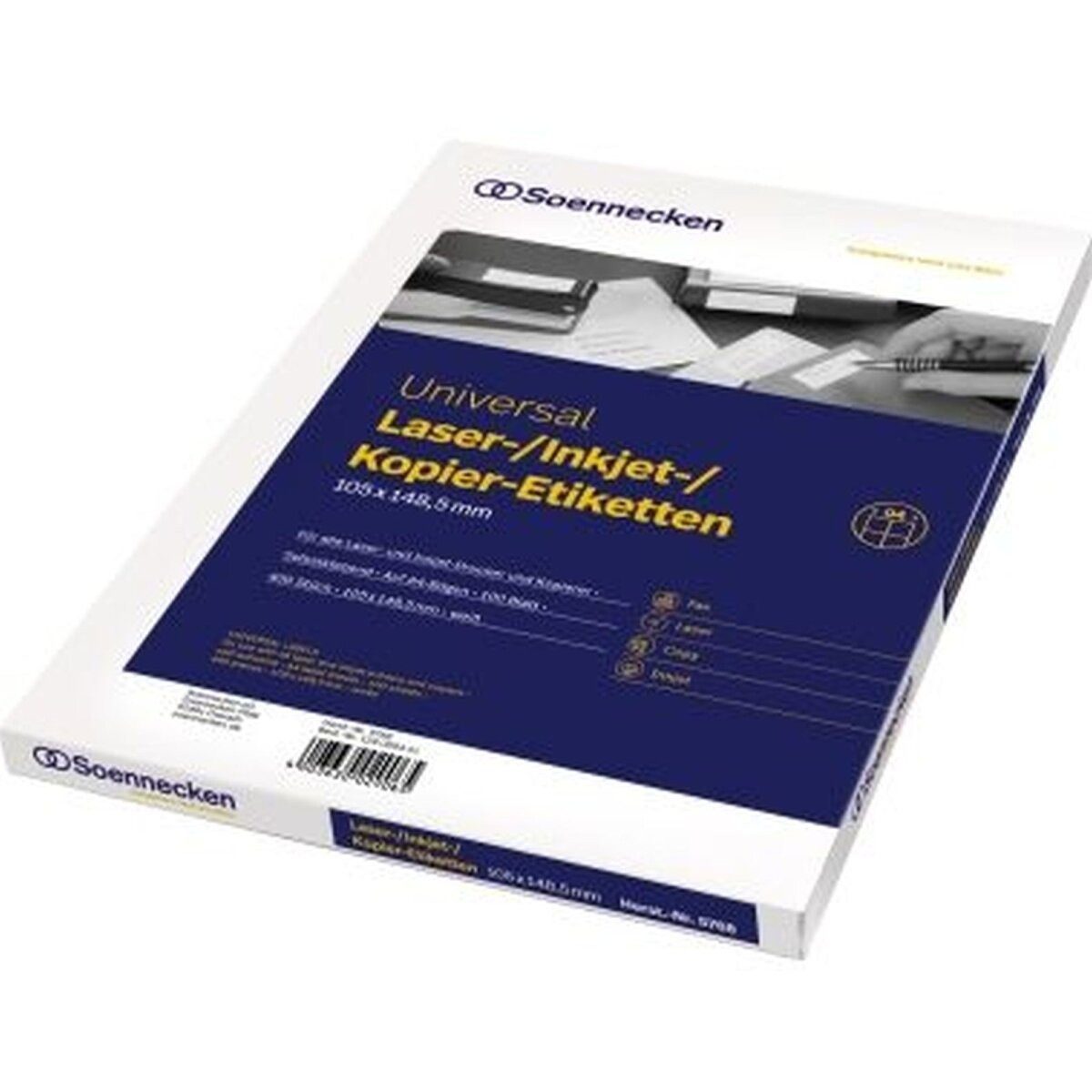 Etiketten Universaletiketten weiß 105x148,5mm A4 VE=400 Stück