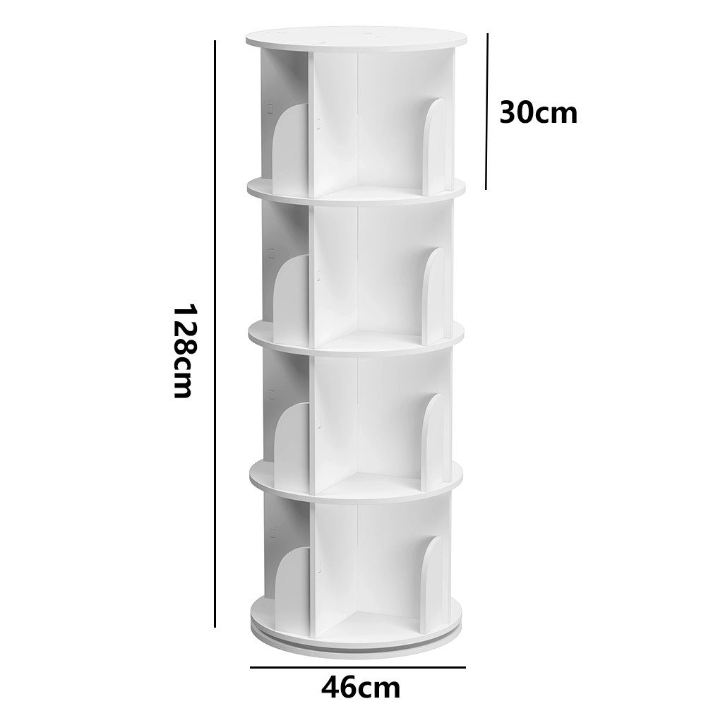 NUODWELL Bücherregal Drehbare Bücherregal, 2/3/4/5 Etagen Stehregale Lagerr günstig online kaufen