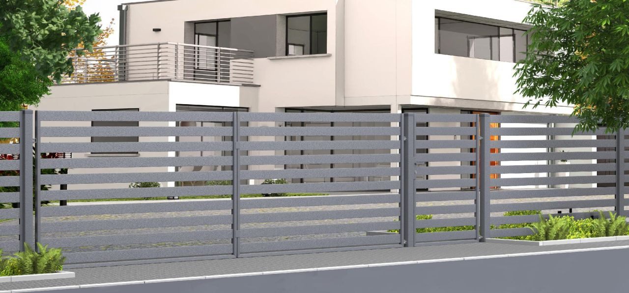 Polbram Gartentor Polbram Einzeltor Lean 120 90 x 116 cm, RAL-Farbe