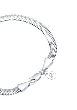 Elli Premium Armband Flach Elegant Schlangenkette 925 Silber
