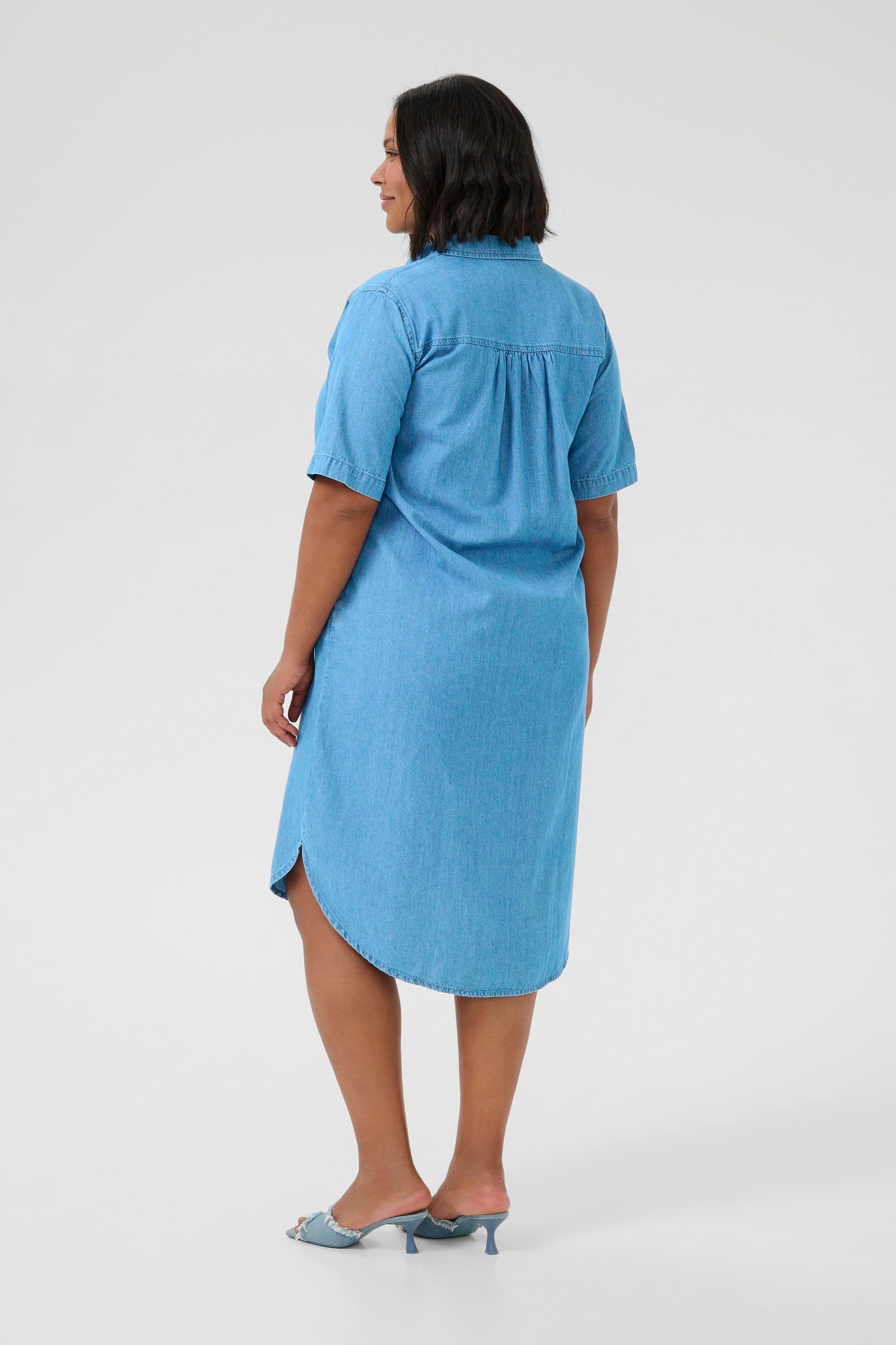 KAFFE Curve Jerseykleid Kleid KClouisa Große günstig online kaufen