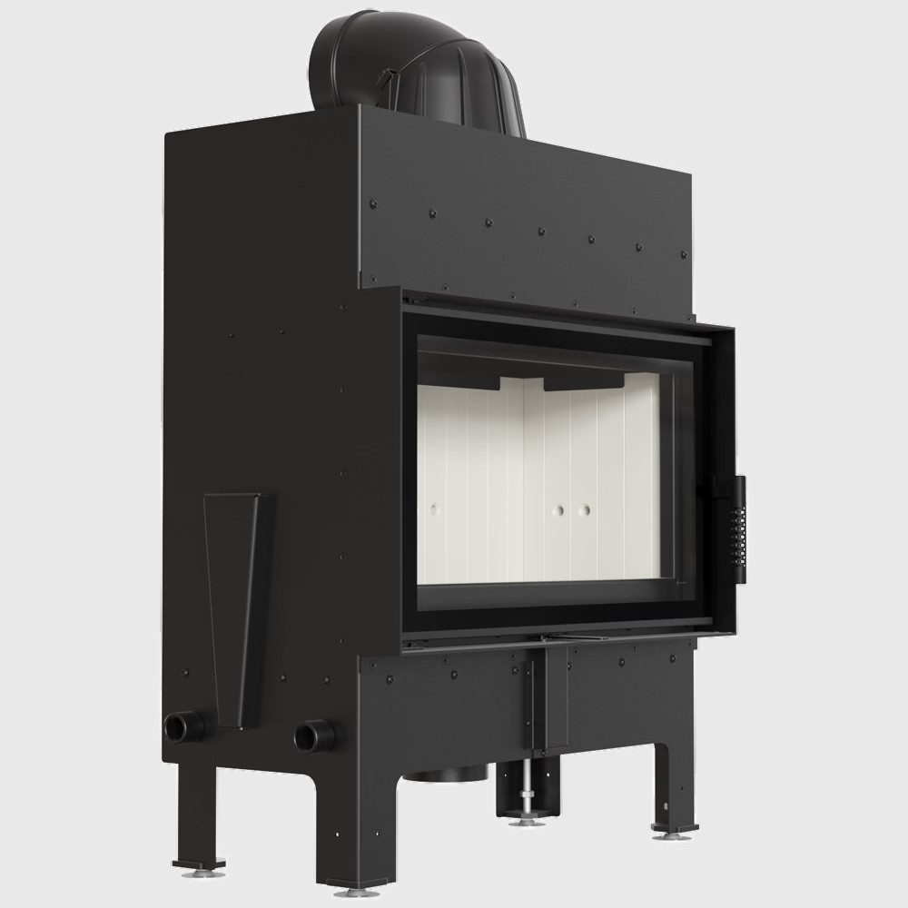 Kratki Каминыinsätze Каминыinsatz aus Stahl KRATKI FLOKI M 10 kW Ø 200, 10 kW
