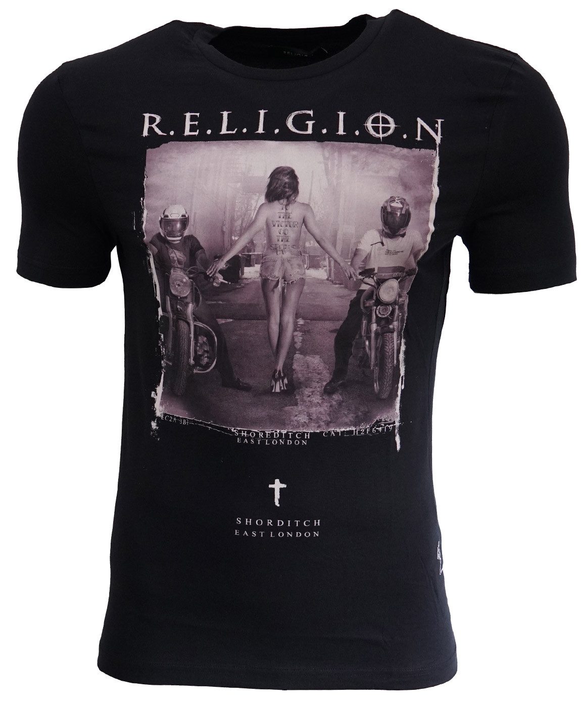 Religion Print-Shirt RELIGION Clothing Herren T-Shirt TO THE VICTOR