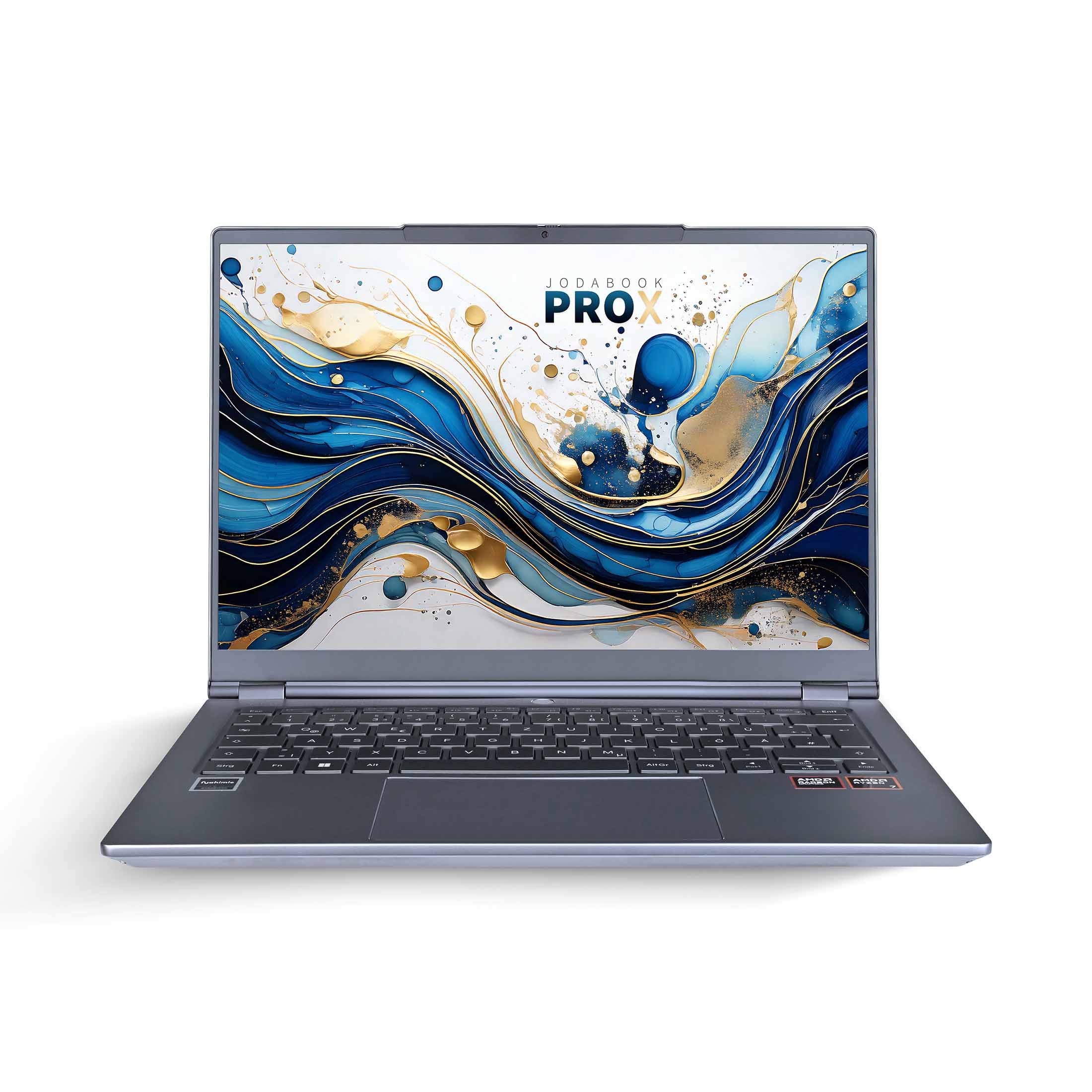 JodaBook Pro X S24 - 14" WQXGA+ - AMD Ryzen 7 255 Business-Notebook (AMD Ryzen™ 7 255, Radeon™ 780M, 500 GB SSD, mit Notebookstasche)