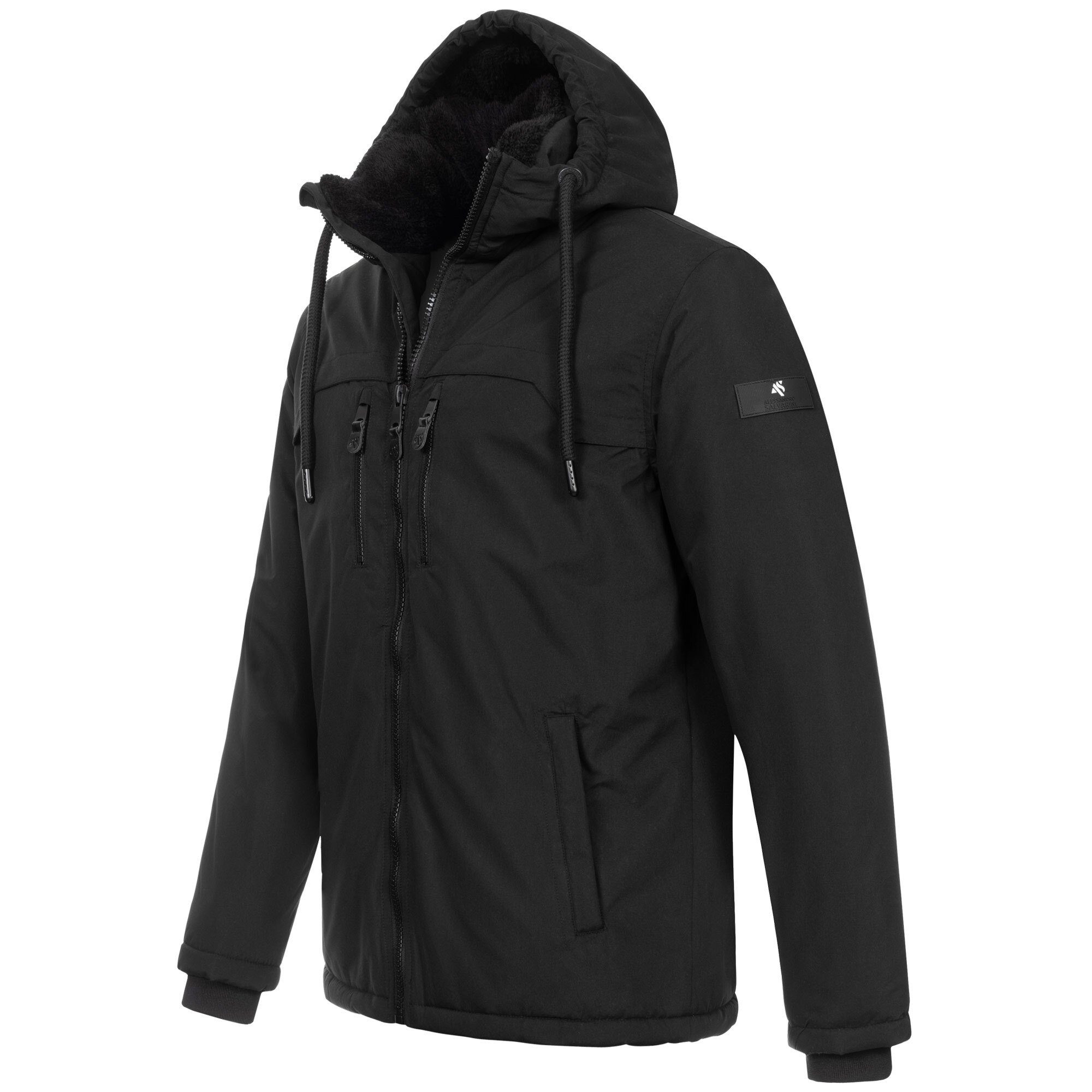 Alessandro Salvarini Winterjacke ASMori mit warmem Teddyfell