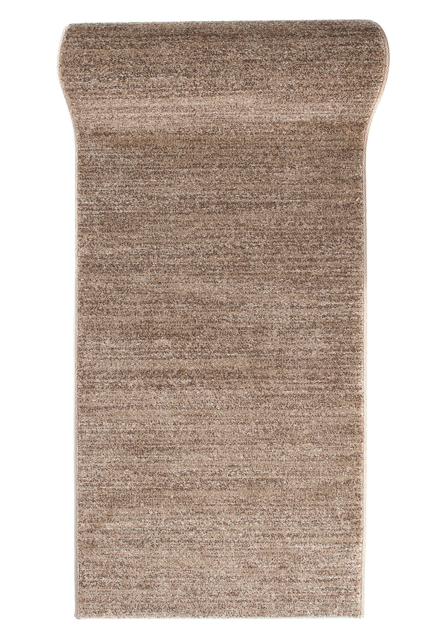Mazovia Läufer Läufer Flurläufer Einfarbig für Vorzimmer, Küche - Beige, 60 x 100 cm, Kurzflor, Meterware, Höhe 10 mm