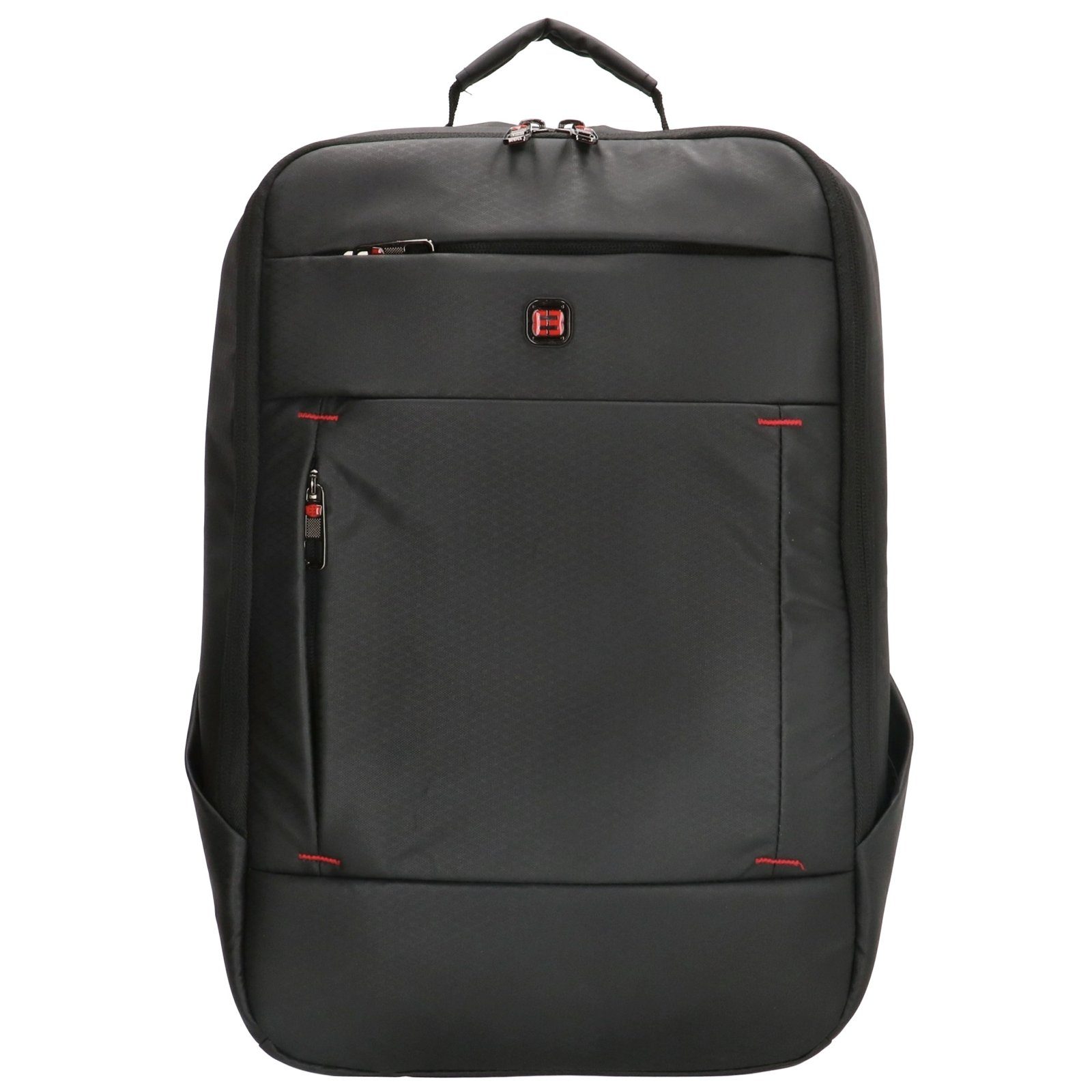 Laptoprucksack HTI-Living Laptoprucksack Notebooktasche Tabletfach mit Schwarz,