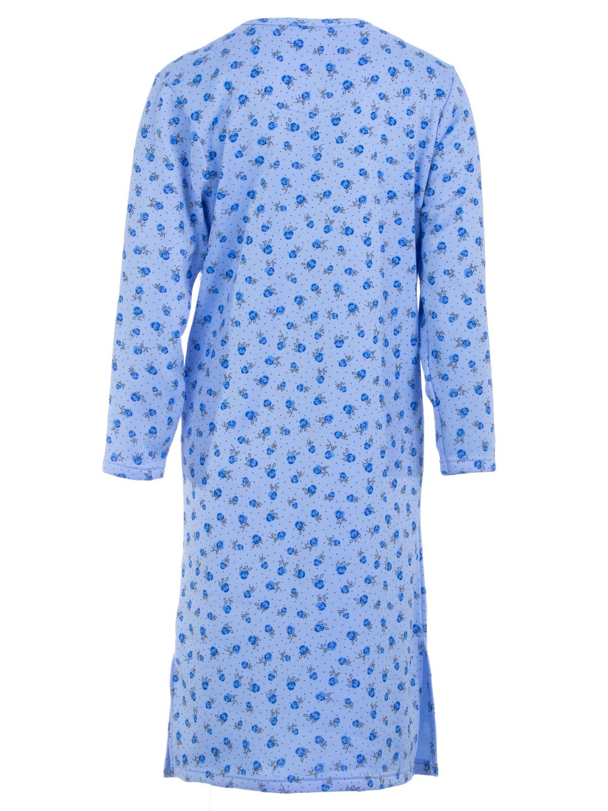 Lucky Nachthemd Thermo Nachthemd - Punkte mit Rosen