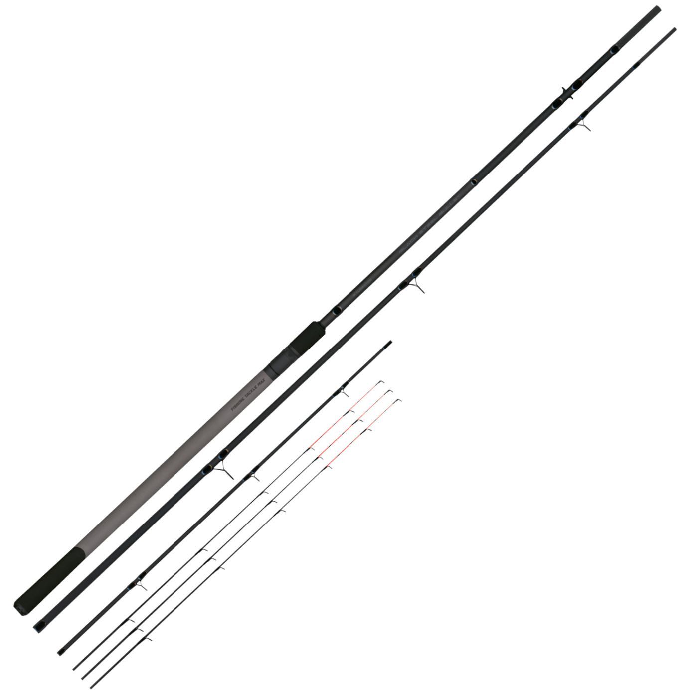 Feederrute FTM Black Steel Bullet 3,60m WG 0-100g - Angelrute