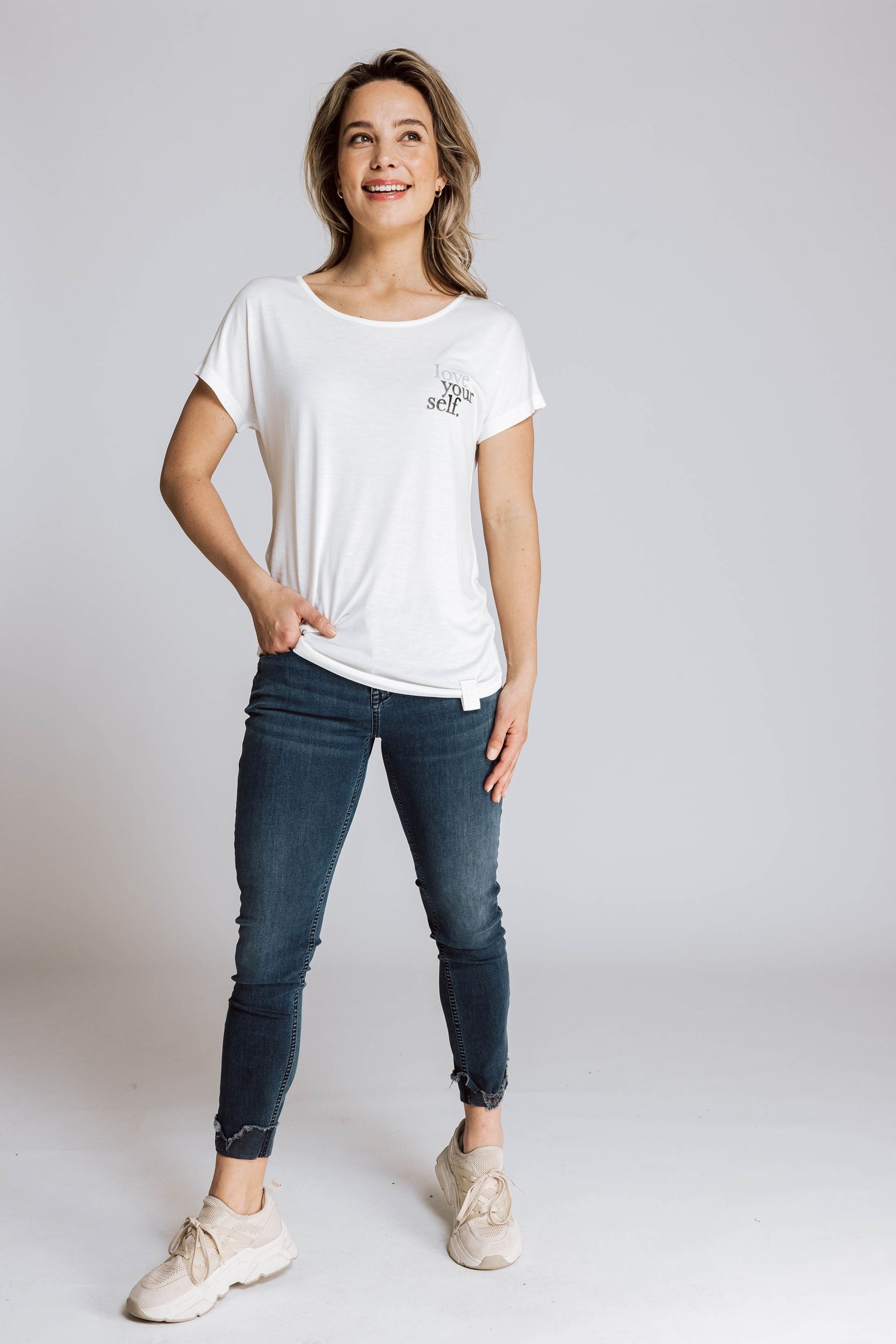 Zhrill T-Shirt T-Shirt ZHSHELLY Weiß (0-tlg) günstig online kaufen