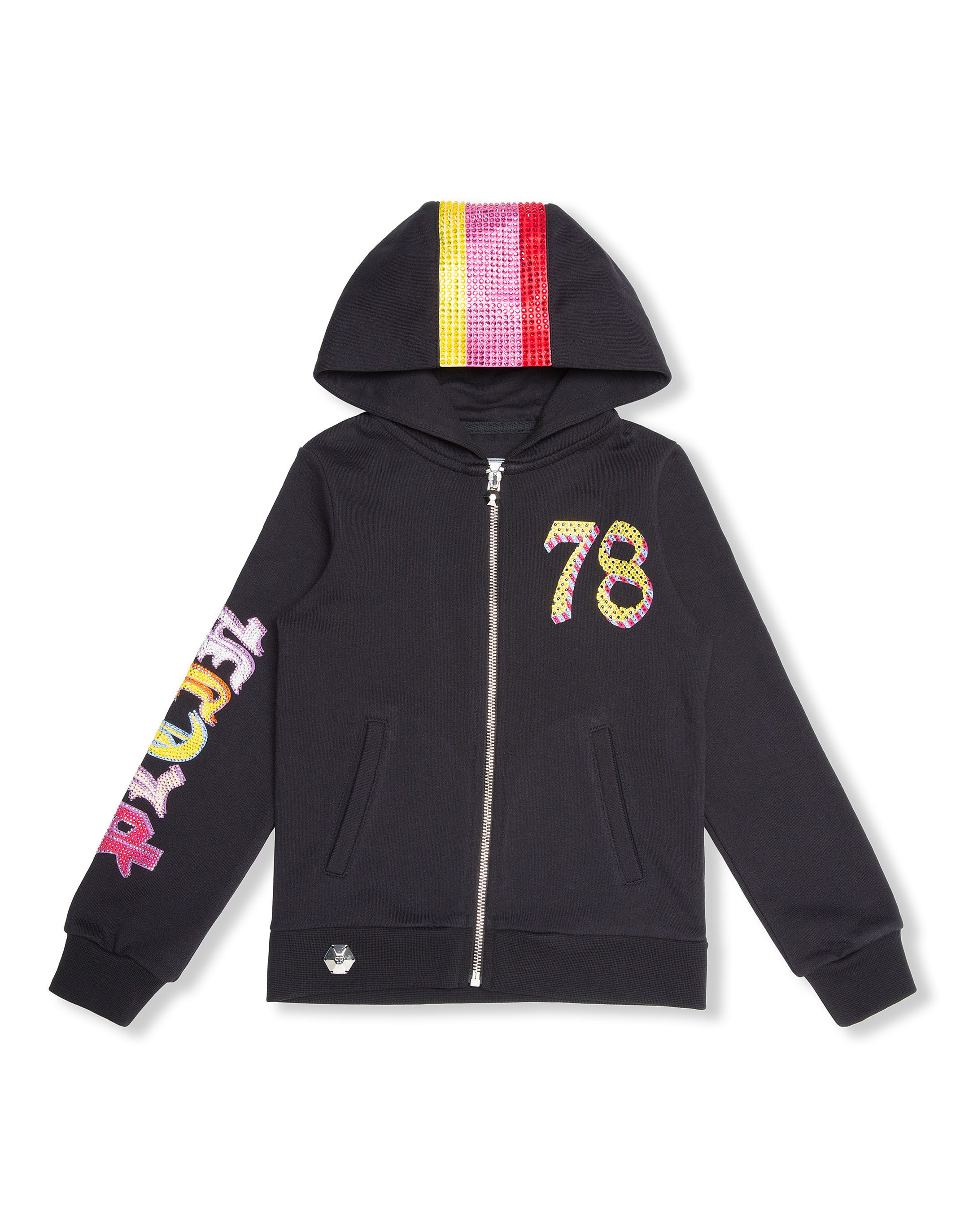Kapuzensweatjacke Hoodie Sweatjacket Colorfull
