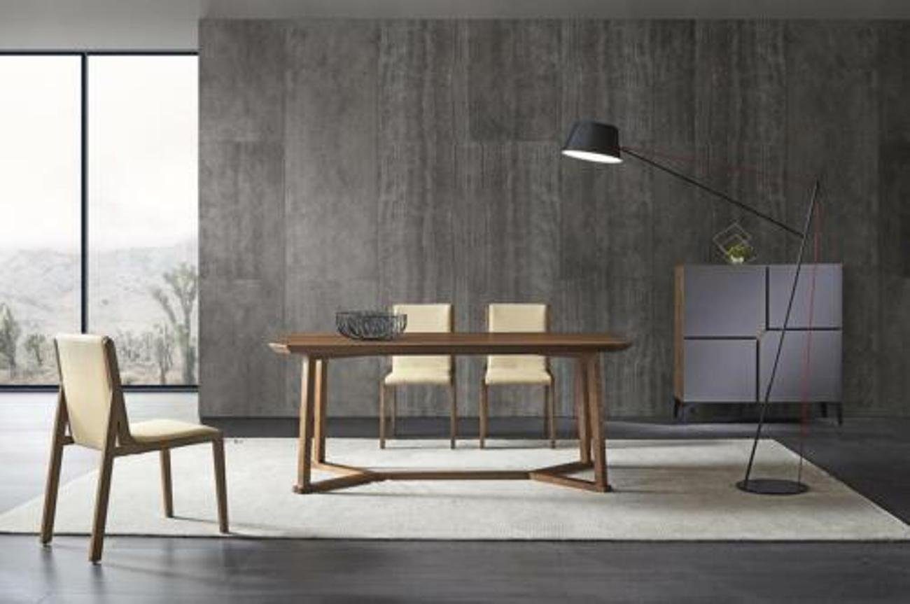 JVmoebel Esszimmer-Set, Italienische Designer Möbel Kommode Tisch Sessel 3x Ess Zimmer Set