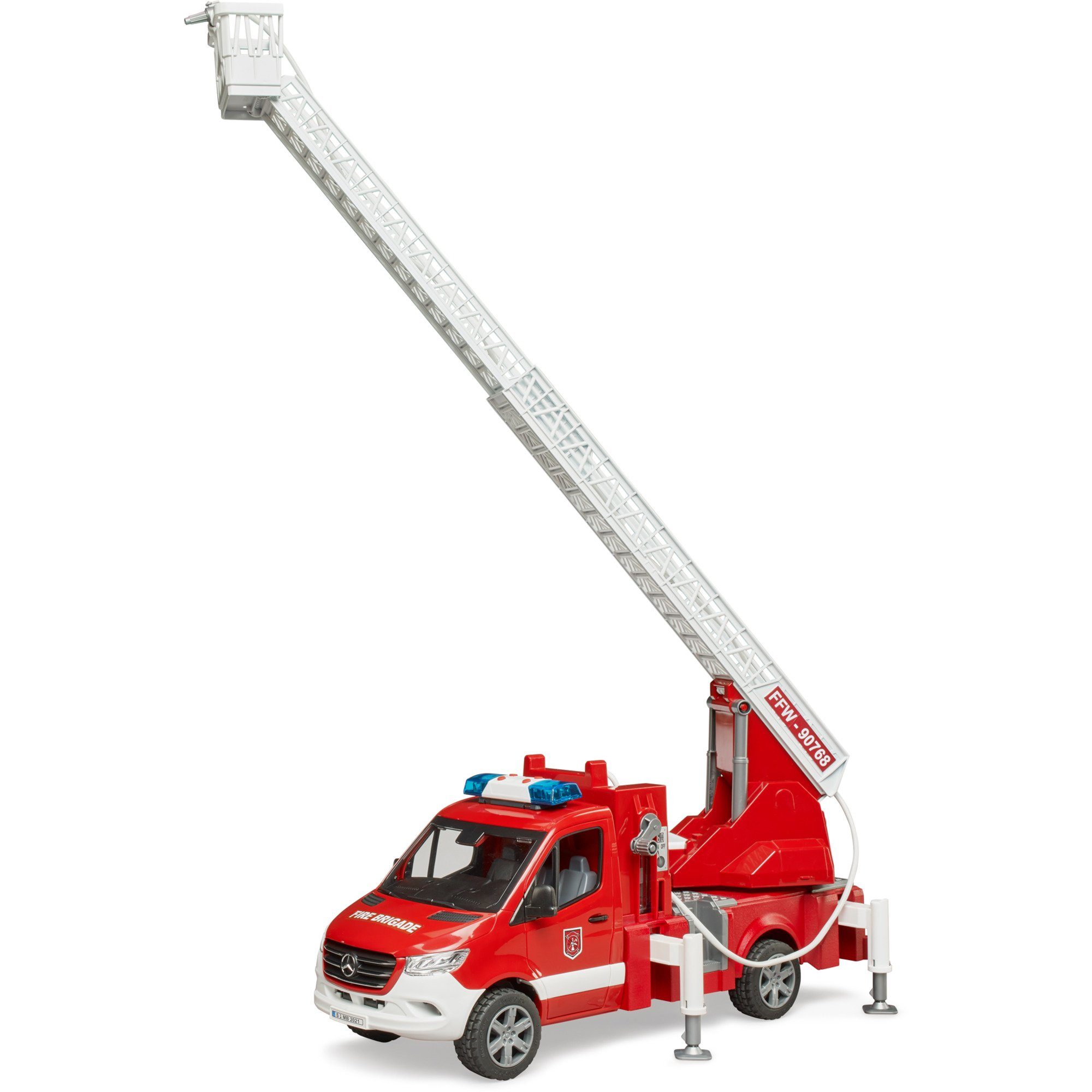 Bruder® Light Modellauto mit Feuerwehr MB bruder Sound Sprinter &