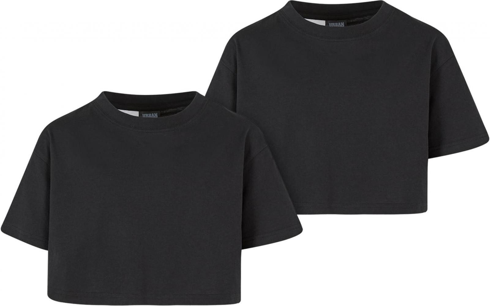 T-Shirt Girls Short Kimono Tee 2-Pack Kinder T-Shirt