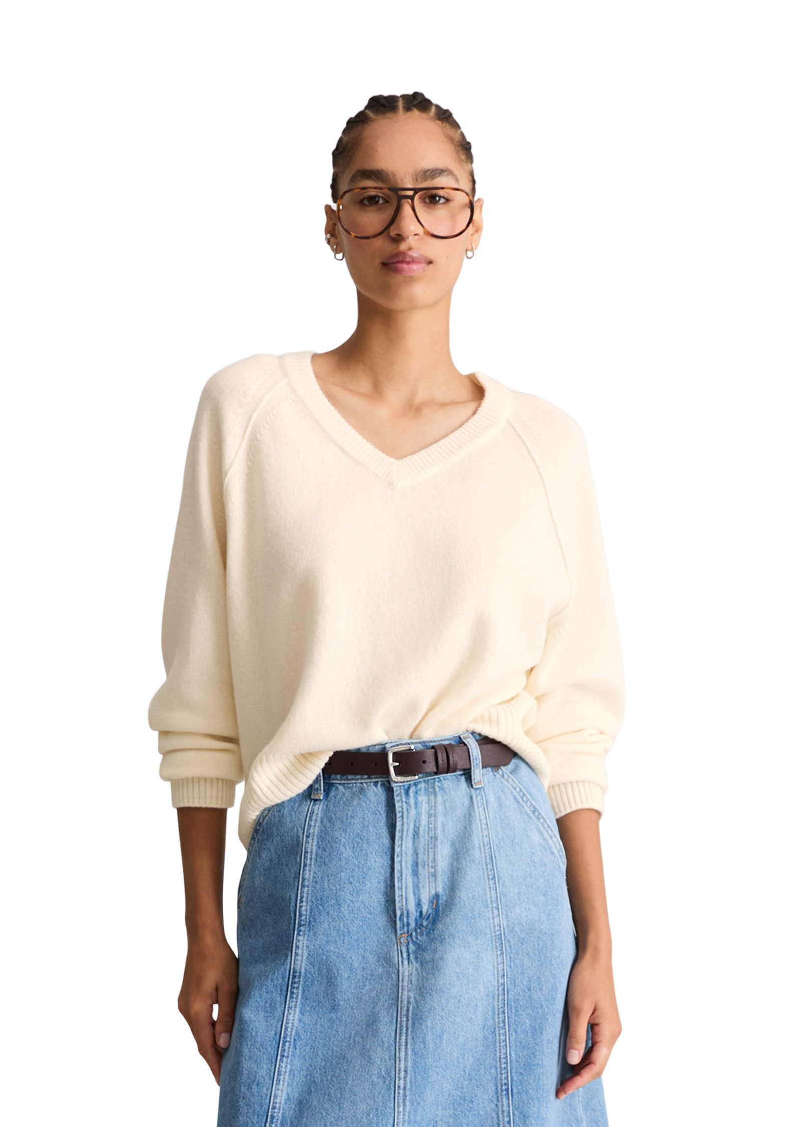 Marc O'Polo DENIM Strickpullover mit weicher Haptik