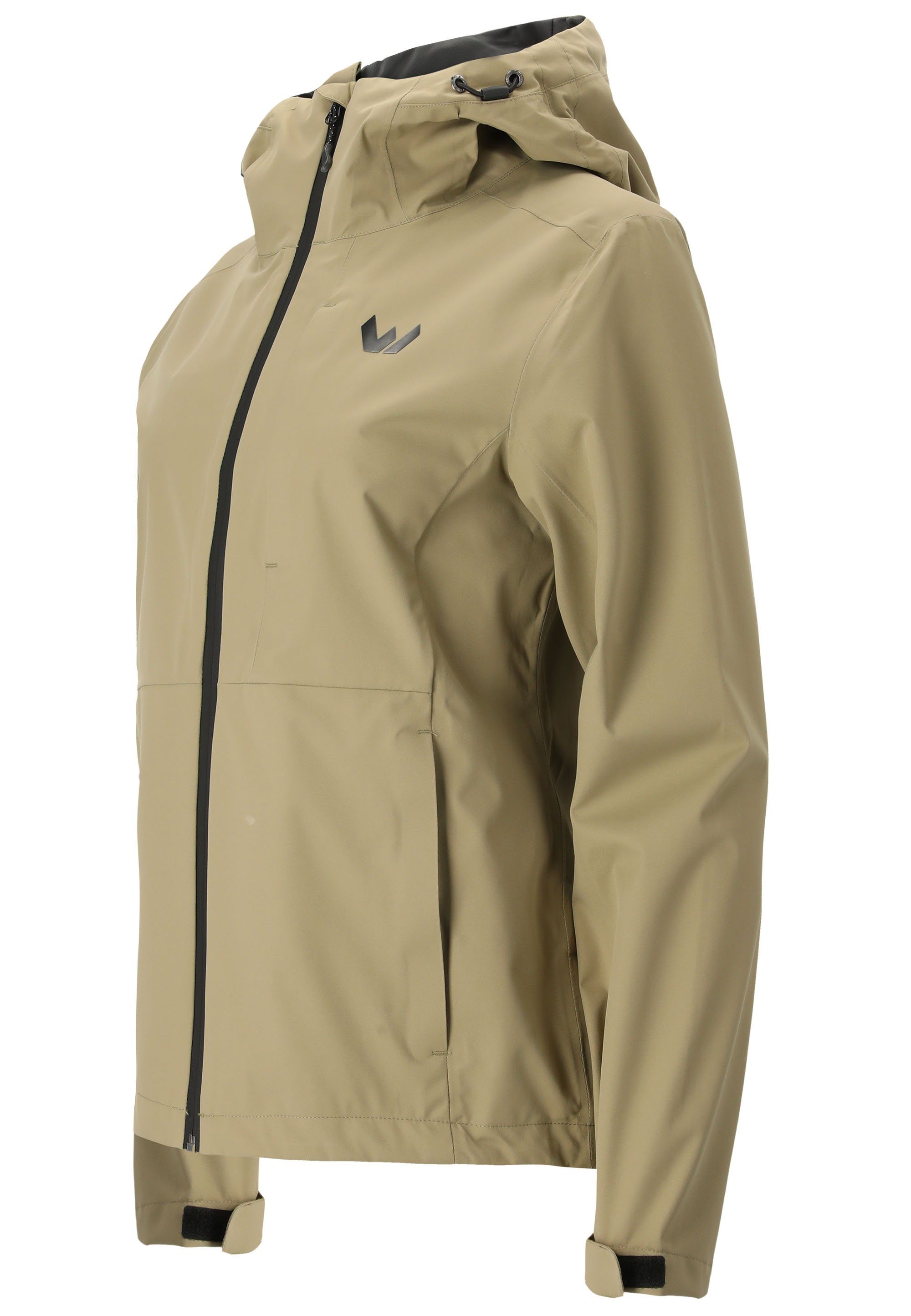 WHISTLER Softshelljacke Osbourne aus wind- Material und wasserdichtem khaki