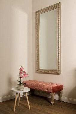 Casa Padrino Barockspiegel Barock Wandspiegel Silber 72 x H. 162 cm - Handgefertigter Spiegel im Barockstil