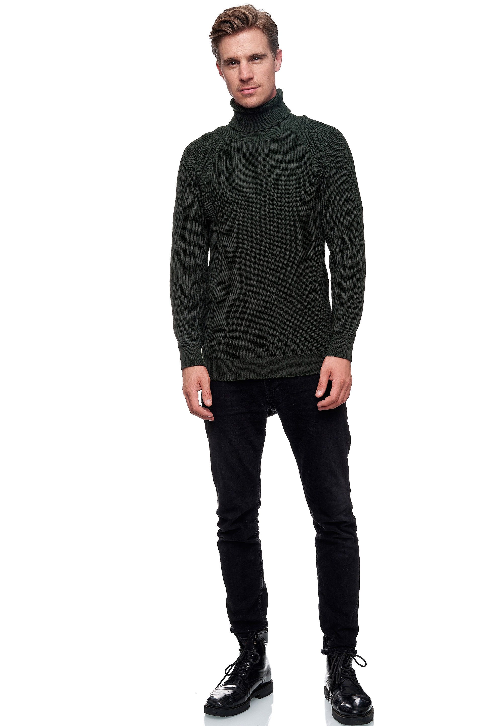 Rusty Neal Rollkragenpullover mit kuscheligem Rollkragen