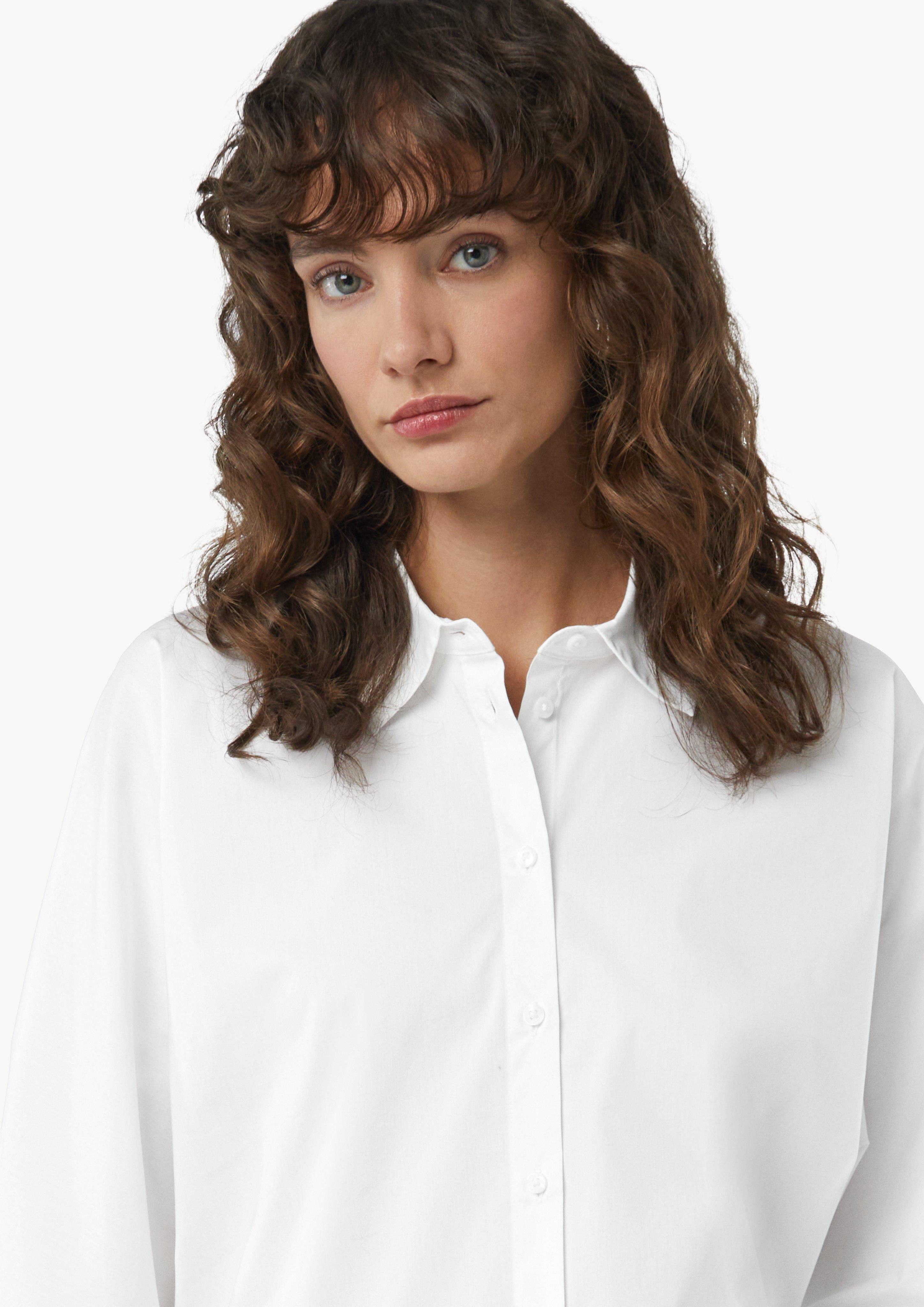 Comma Langarmbluse Weite Hemd-Bluse mit Fledermausärmeln günstig online kaufen