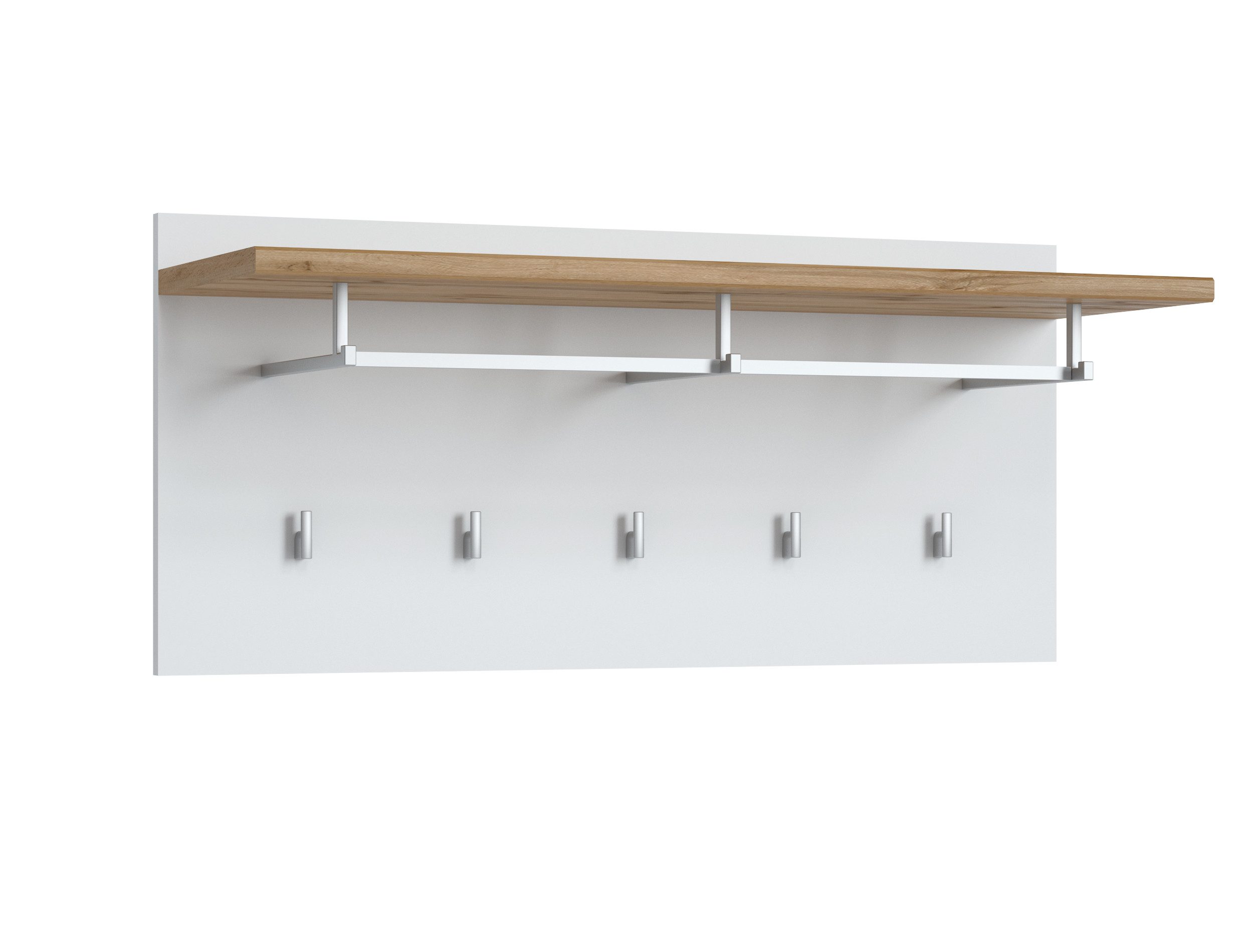 designimpex Garderobenpaneel Design Garderobenpaneel 90x40 cm Wandgarderobe Garderobe Kleiderhaken