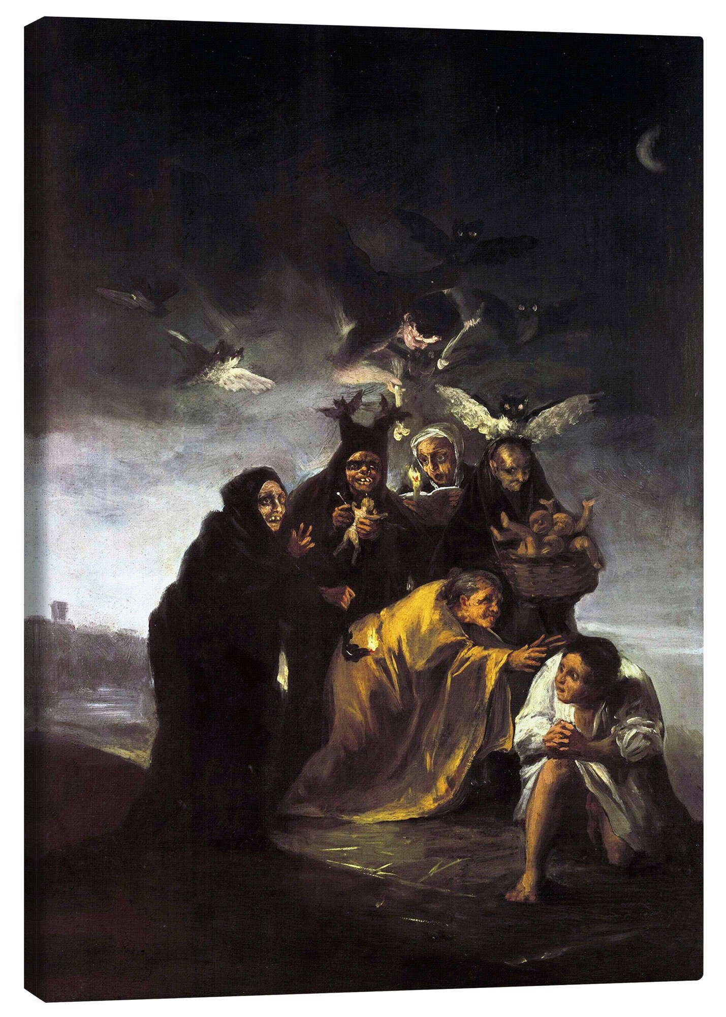 Posterlounge Wandbild Der Zauber, Die Hexen, Francisco José de Goya, erhältlich als Poster, Leinwandbild, Wandsticker oder Acrylglasbild