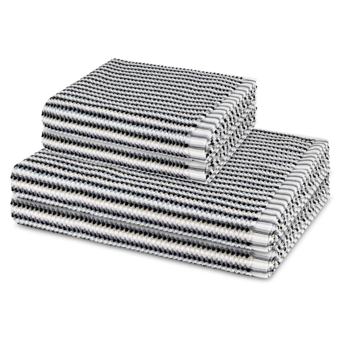 Möve Handtuch Set Bliss, Walkfrottee (Spar-Set, 4-St), 2 X Handtuch 2 X Duschtuch im Set - Baumwolle - Saugstark