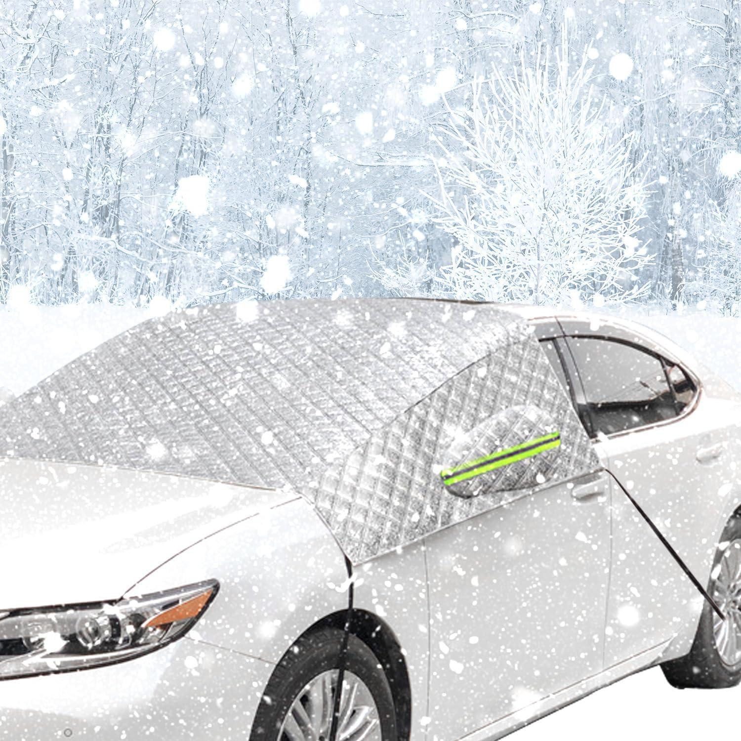 LuxusKollektion Autoplane Frontscheibenabdeckung Auto Winter 600D Oxford Material SUV 142 x