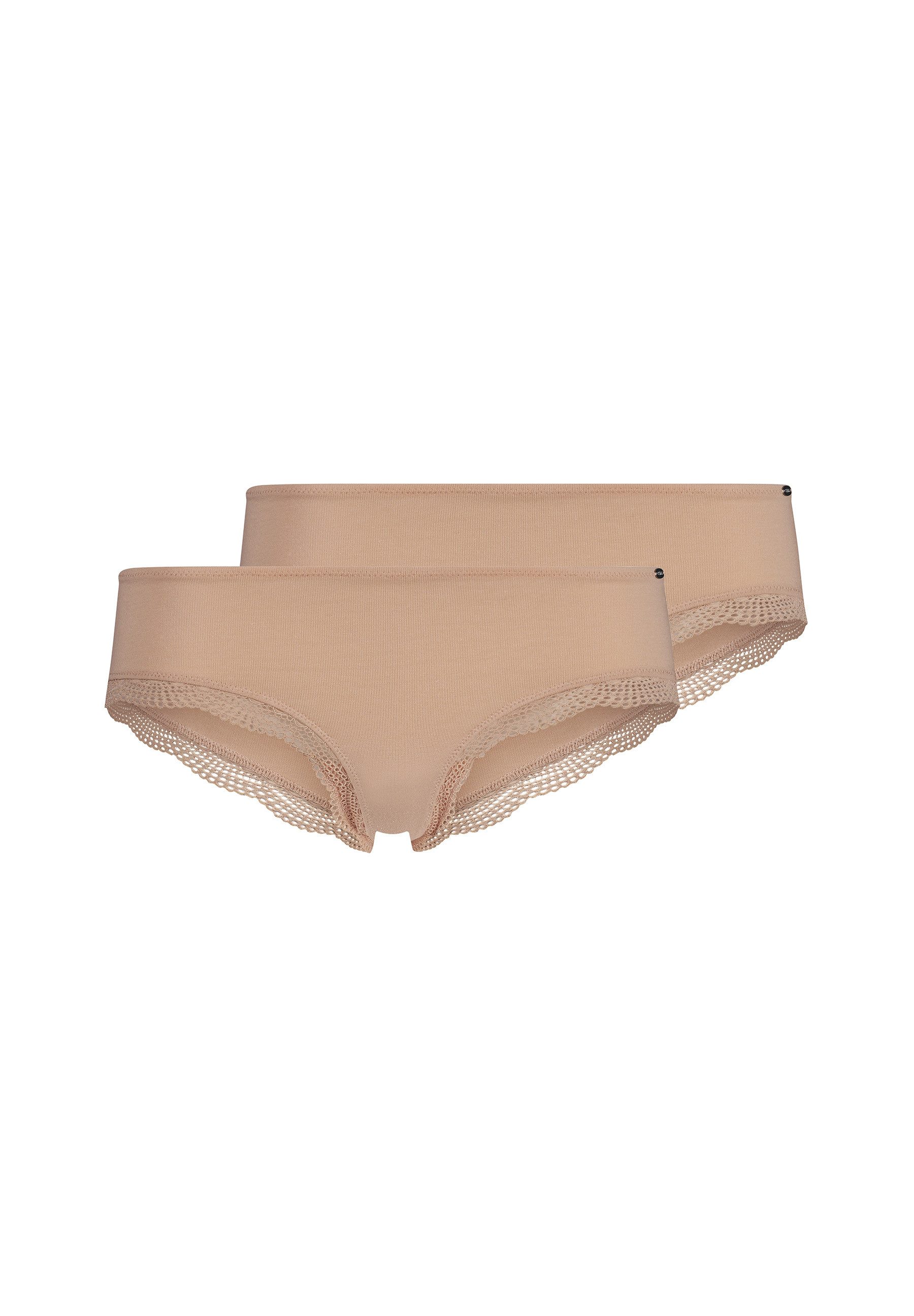 Skiny Panty Classicotton (2er Pack) feminin, bequem, elastisch, mit Spitze, günstig online kaufen
