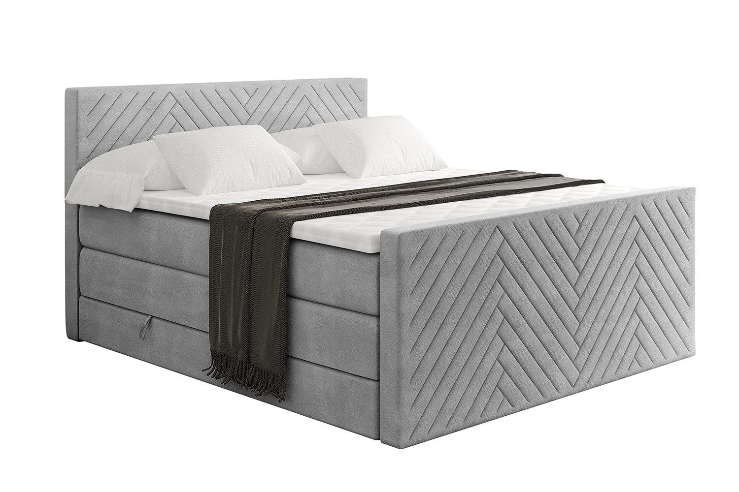 ALTDECOR Boxspringbett VEXA-Z KING (Multipocket-Matratze H4, günstig online kaufen