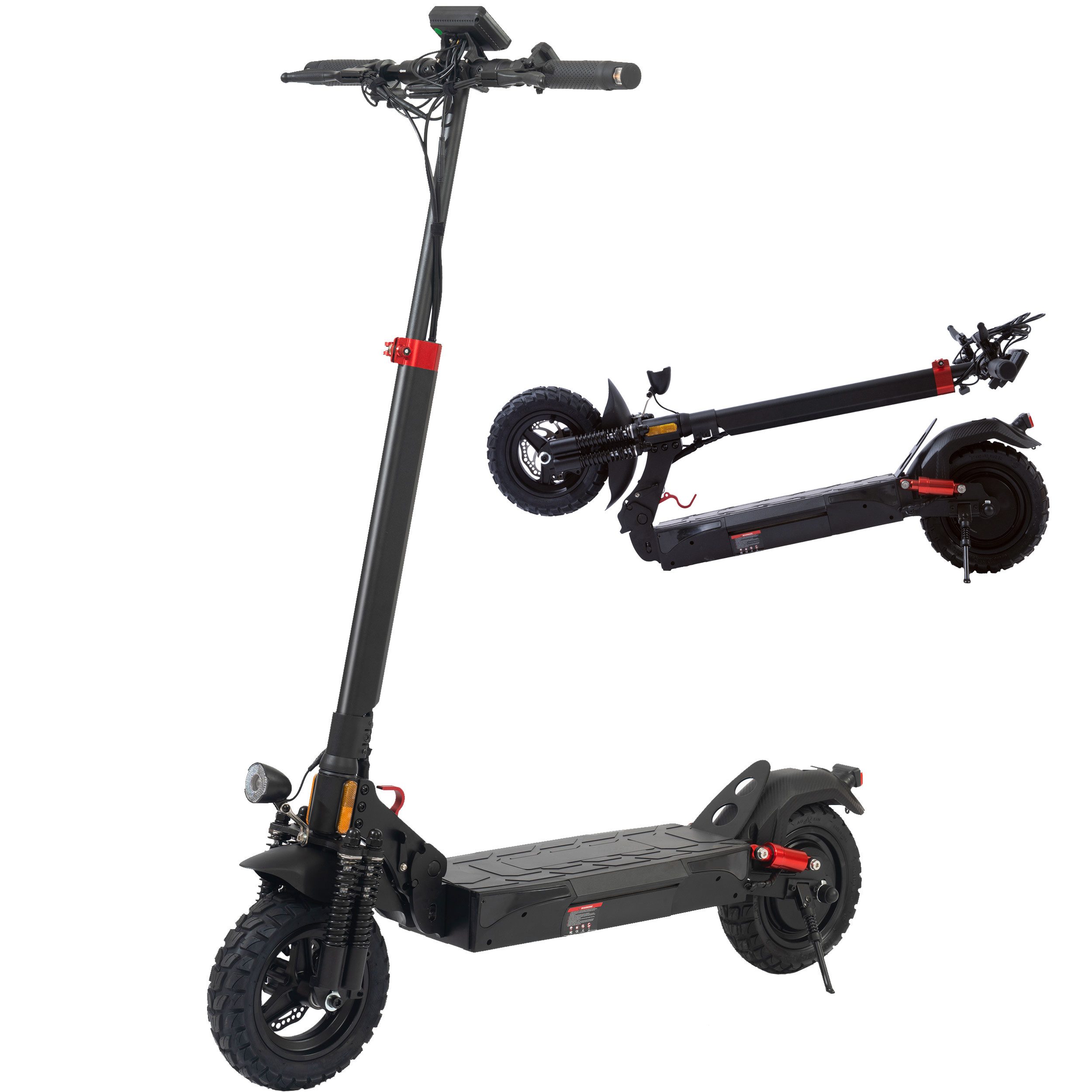E-Scooter 10 Zoll Elektroroller T4, E-roller mit Straßenzulassung (ABE)