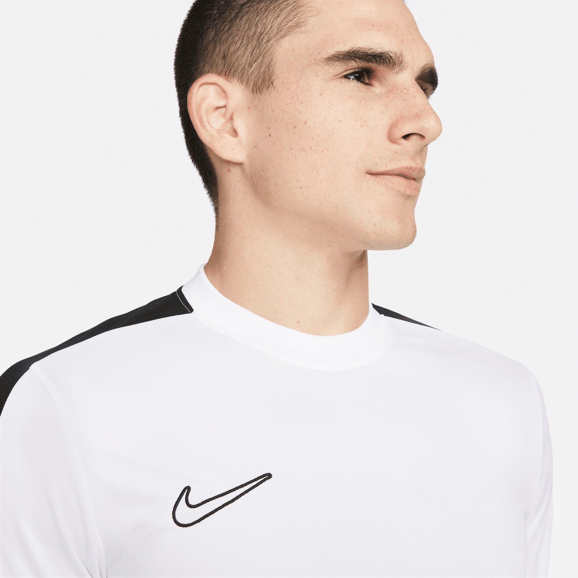 Nike Funktionsshirt Dri-FIT Short-Sleeve Men's Soccer Top Academy WHITE/BLACK/BLACK