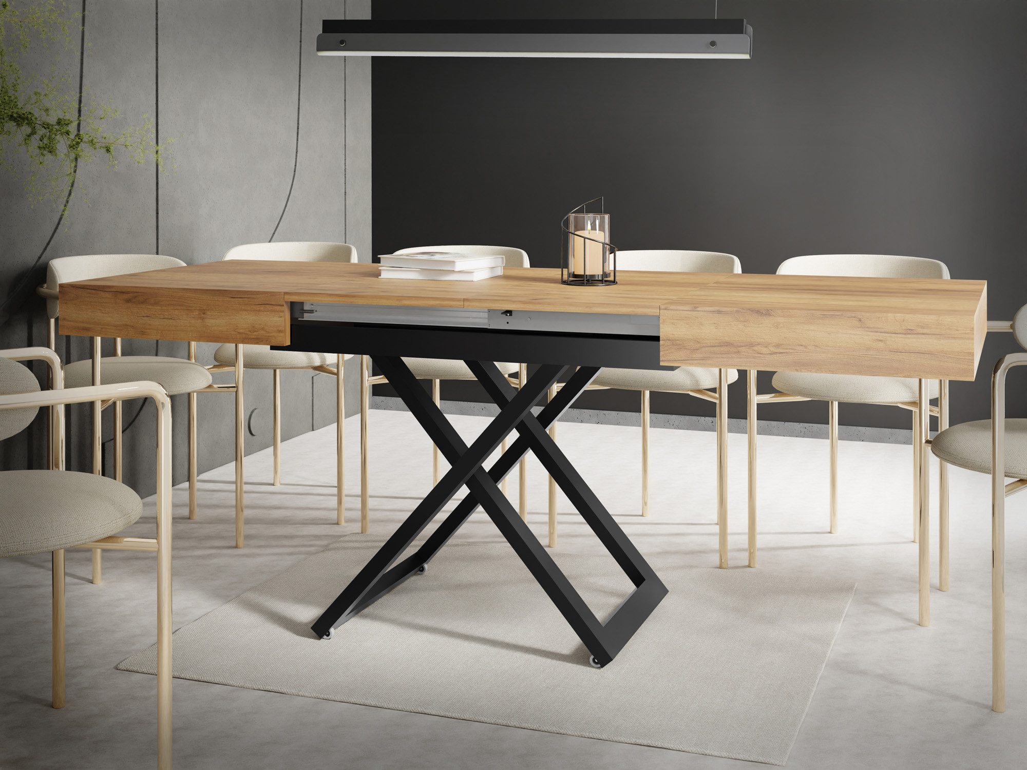 WFL GROUP Couchtisch Cavetta U (erhältlich günstig online kaufen