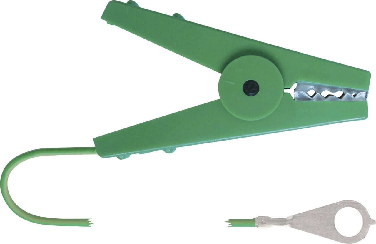 Kerbl Kerbl Erdanschlusskabel mit Klemme grün mit Erdkabel