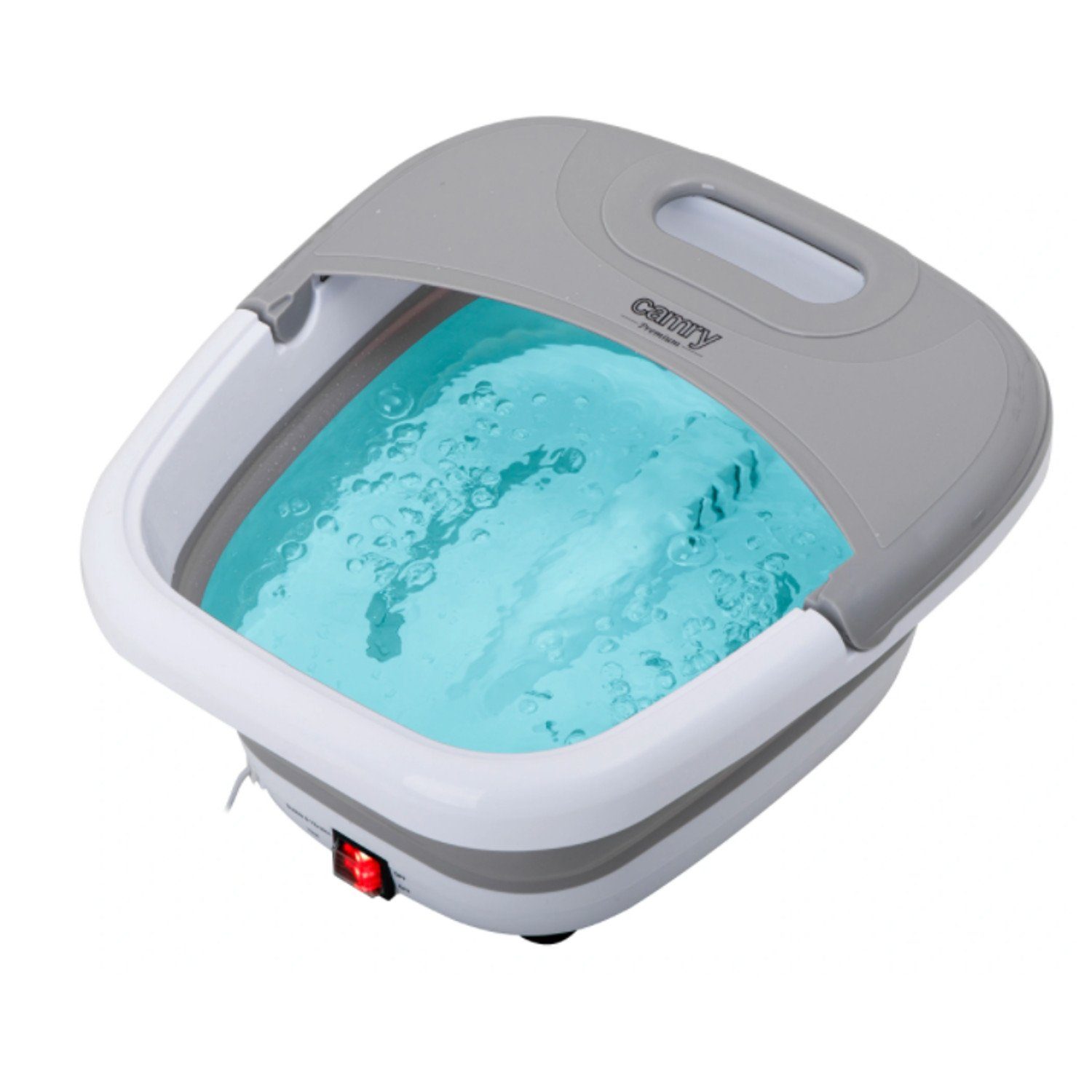 Camry Fußmassagegerät CR2174, Vibrations & Sprudel -Massage; Wasserheiz-Funktion; 500W