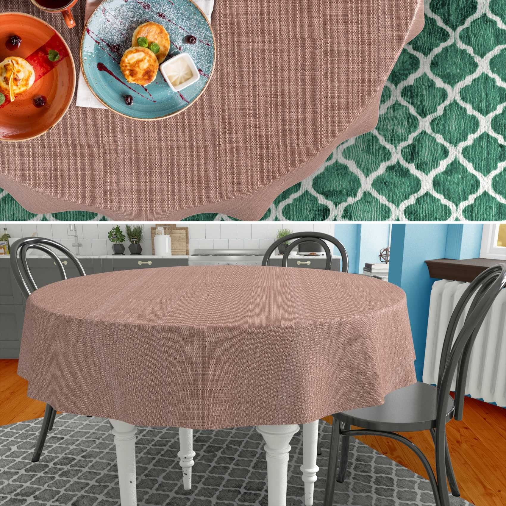 ANRO Tischdecke aus Stoff UNI Farben günstig online kaufen