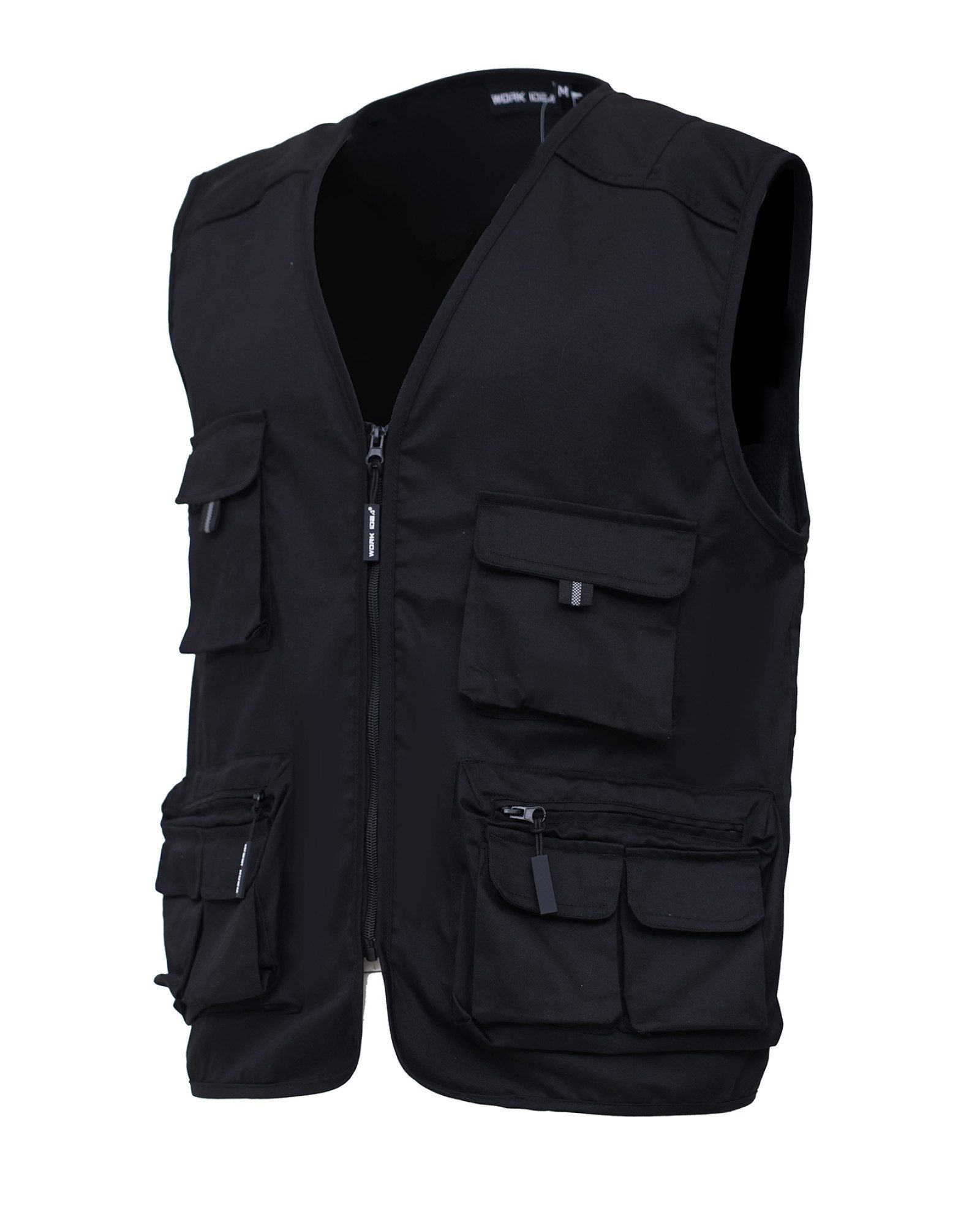 WORK IDEA Arbeitsweste Herren Outdoor Arbeitsweste, Mehrtaschen Angelweste (1-tlg) leichte atmungsaktive Tarnmuster Sommerweste