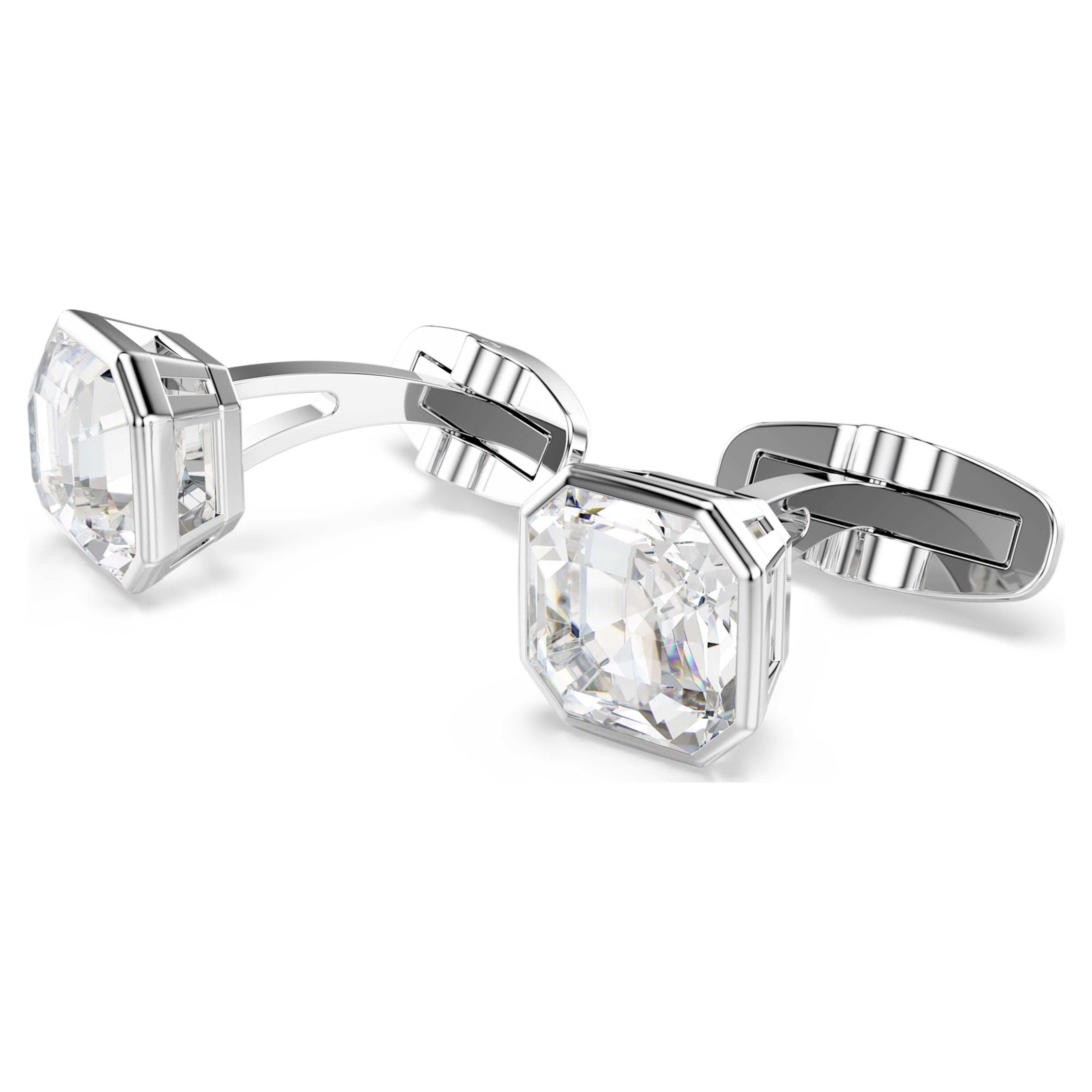 Swarovski Manschettenknöpfe Millenia Manschettenknöpfe Oktagon-Schliff, Wei günstig online kaufen