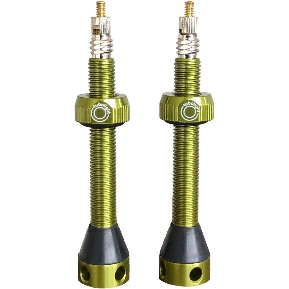 Tubolito Fahrradschlauch Tubolight Tubeless-Ventile Aluminium grün 50 mm Grün - zuverlässiger L