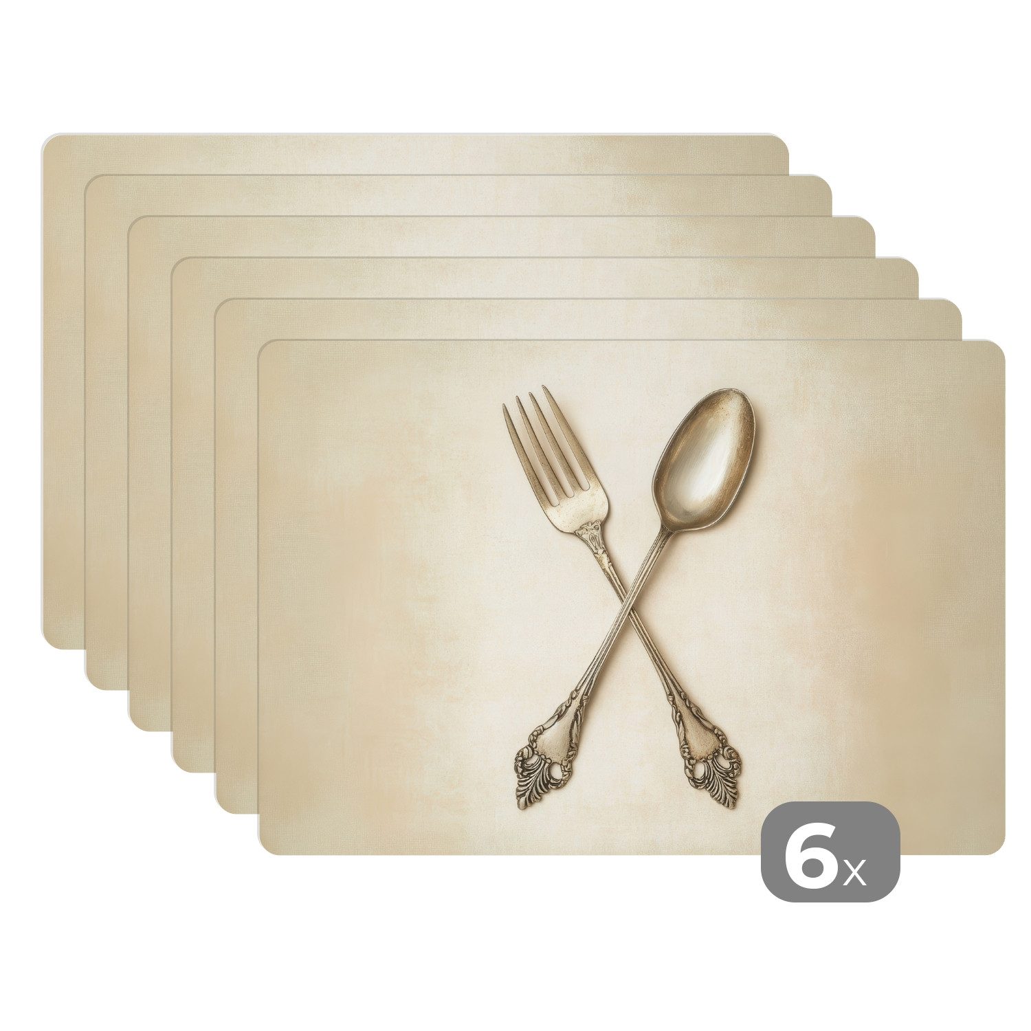 MuchoWow Platzset Beige - Vintage - günstig online kaufen