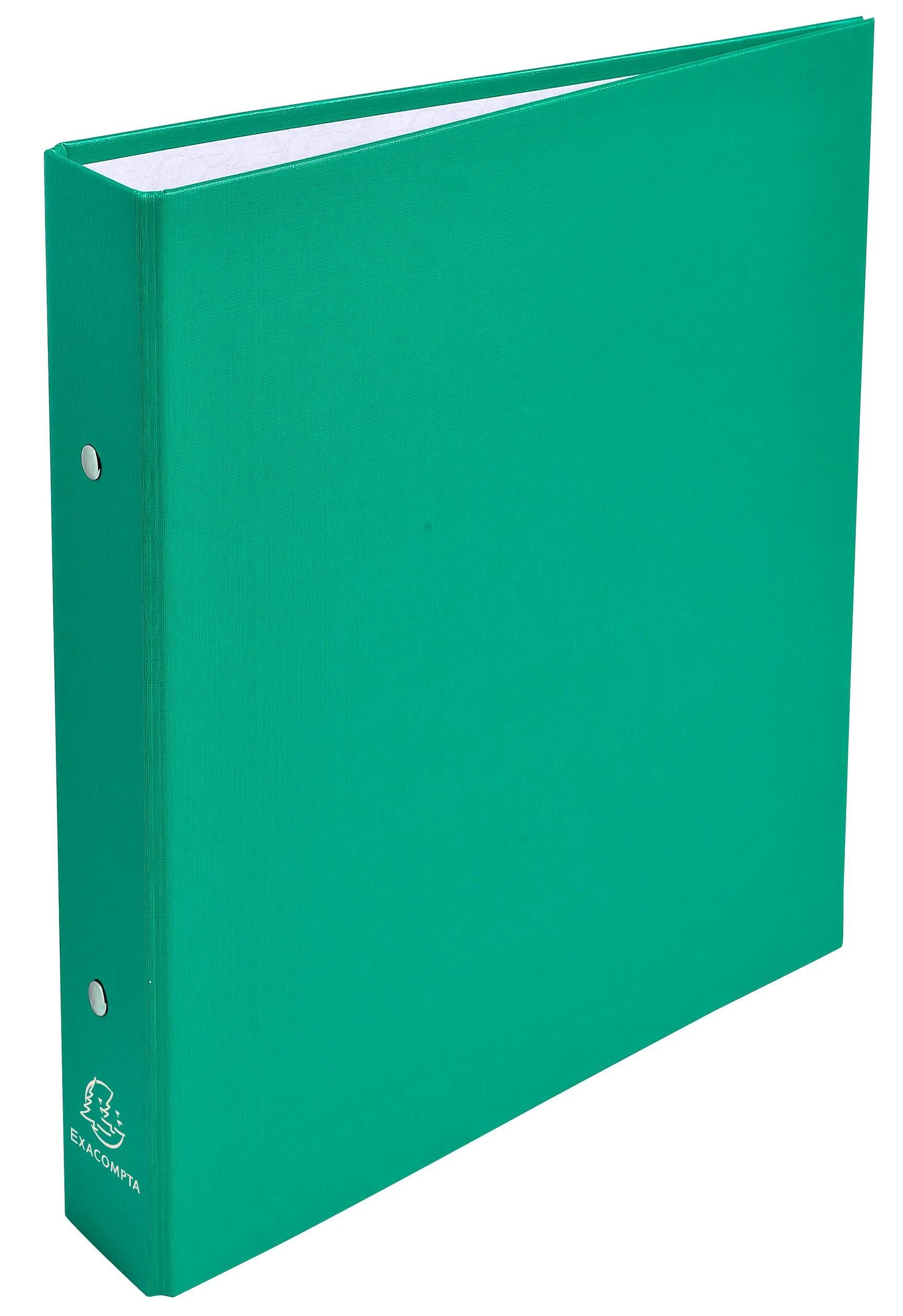 Ringbuchmappe 20x Ringbuch Karton PP 18mm 2Ring Rücken 40mm für A5 Grün 51073E