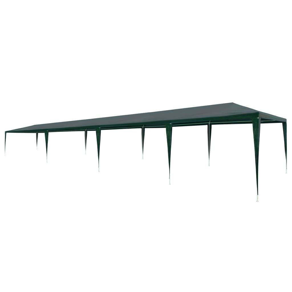 vidaXL Partyzelt Partyzelt 3x12 m PE Grün, Partyzelt 3x12m PE Grün Gartenzelt Garten Pavillon Festzelt Bierzelt
