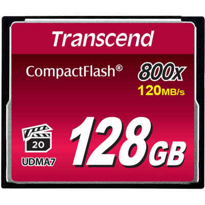 Transcend CompactFlash 800 128 GB, UDMA 7 Speicherkarte