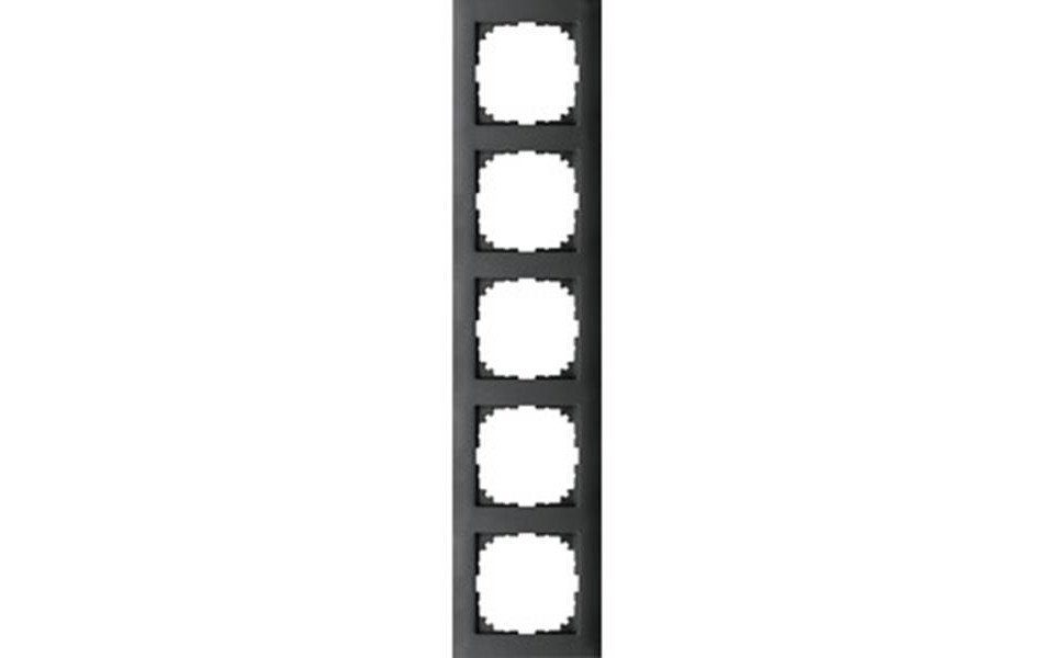 merten Abdeckrahmen Merten Abdeckrahmen 5-fach M-Pure anthrazit