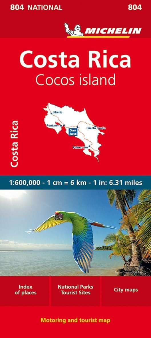 Michelin Costa Rica Straßen- und Tourismuskarte 1:600.000 / diverse, Straßen- und Tourismuskarte 1:600.000, X