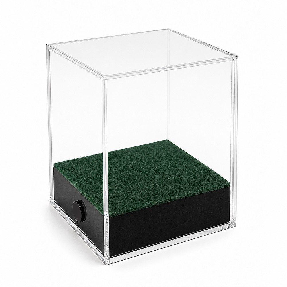 Safe-Album Vitrine SAFE Acryl Vitrine Schaukasten Cube für 1 Mini Football-Helm